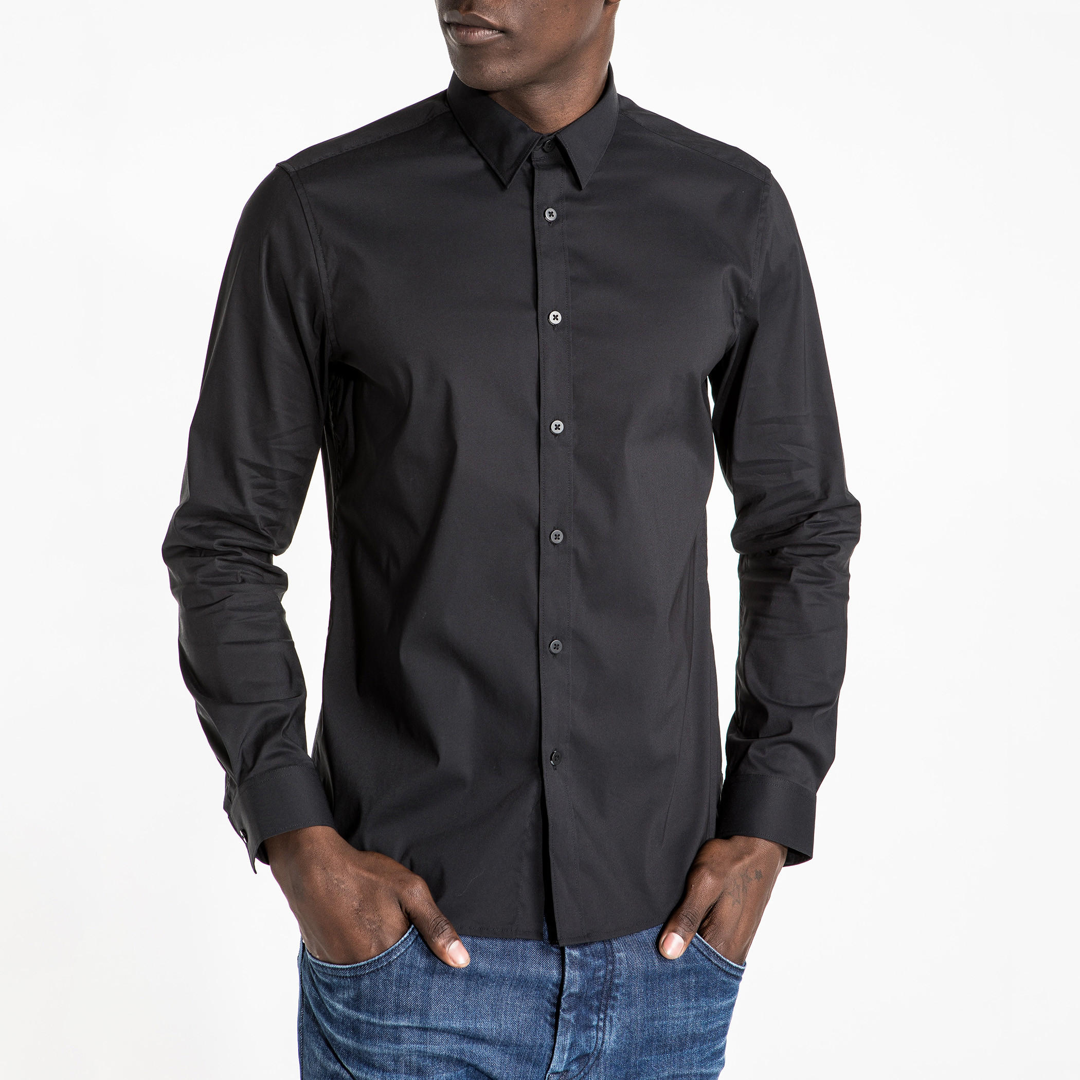 قميص بأكمام طويلة ووصلة أزرار كاملة-men-clothing-shirts-image-1