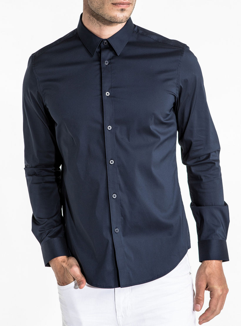 قميص بأكمام طويلة ووصلة أزرار كاملة-men-clothing-shirts-image-1