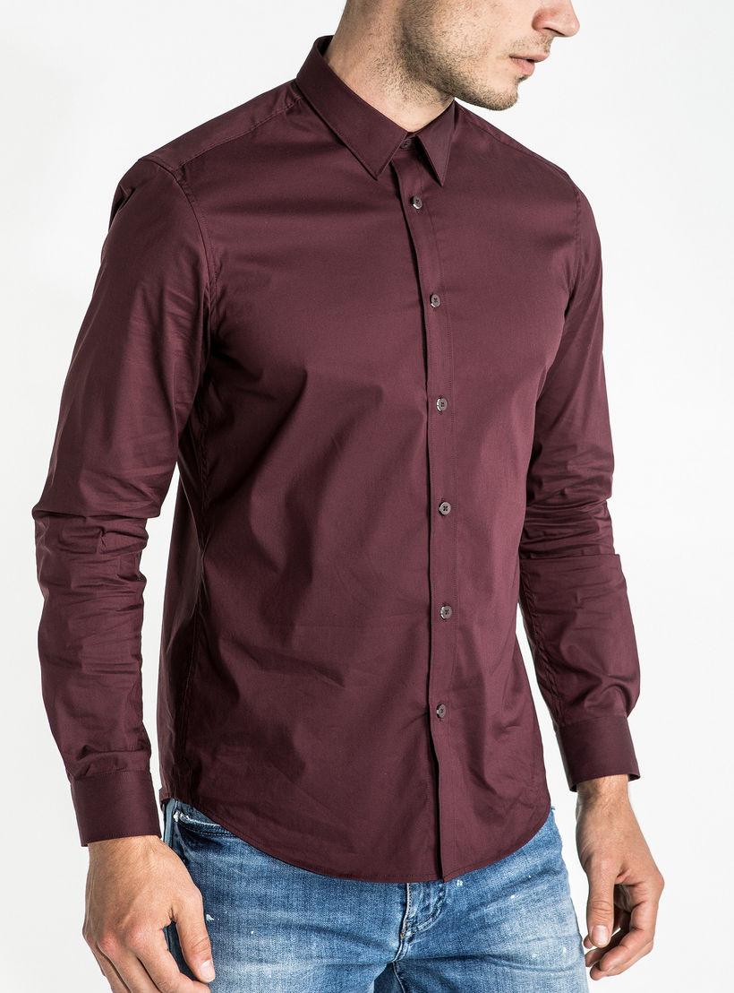 قميص بأكمام طويلة ووصلة أزرار كاملة-men-clothing-shirts-image-2