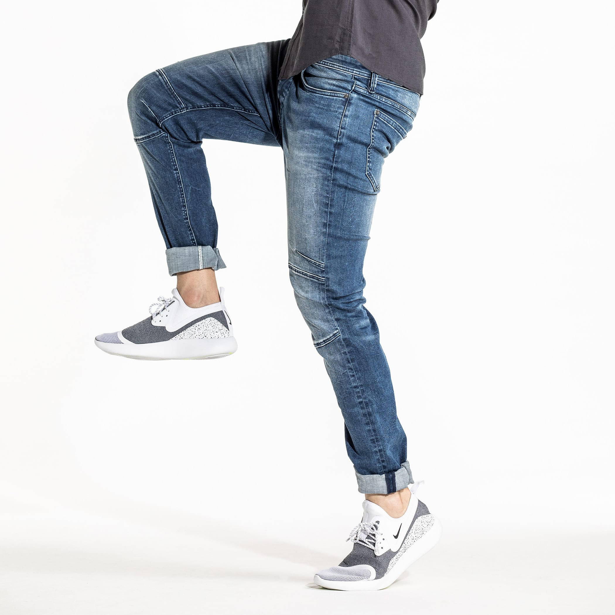 Full Length Distressed Jeans with Pocket Detail-men-clothing-bottoms-jeans-image-2