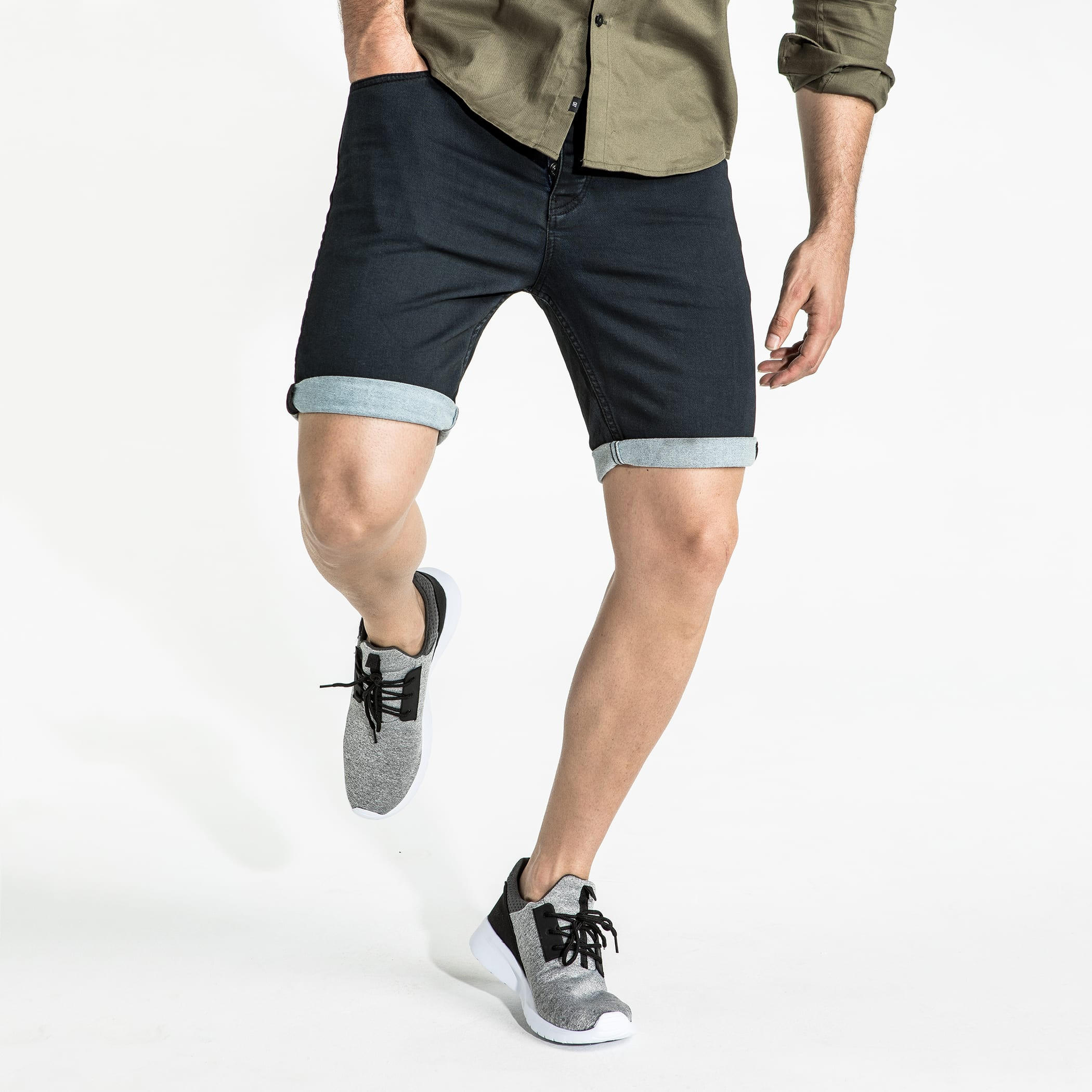 شورت من الدينم بجيوب-men-clothing-bottoms-shorts-image-1