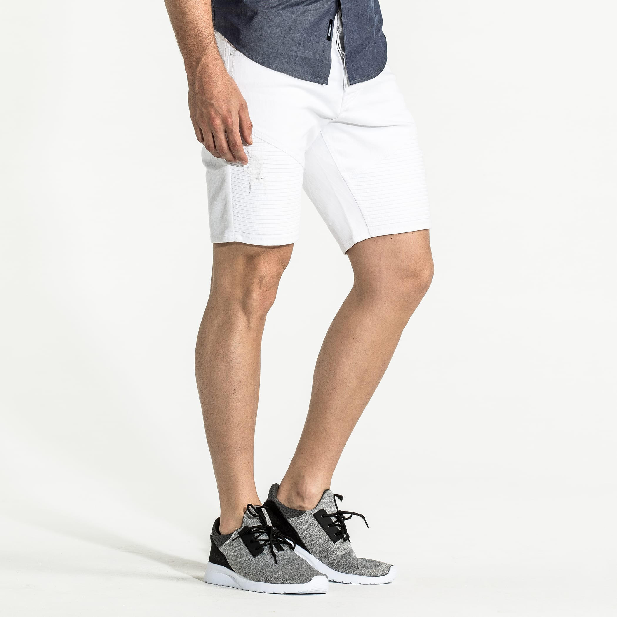 شورت دينم ممزق بزر إغلاق وجيوب-men-clothing-bottoms-shorts-image-2