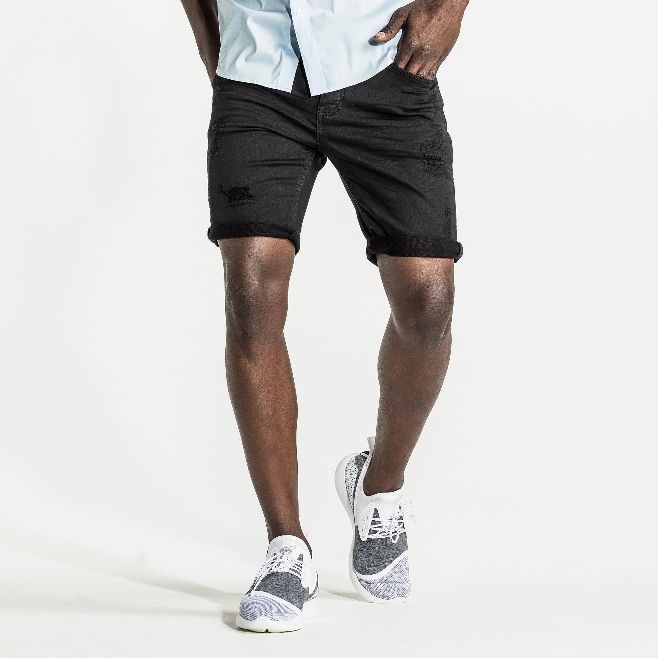 شورت دينم ممزق بجيوب-men-clothing-bottoms-shorts-image-1