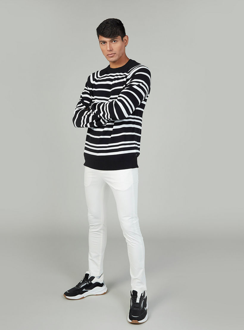 بنطلون سادة بجيوب وعراوي-men-clothing-bottoms-trousersandchinos-trousers-image-2