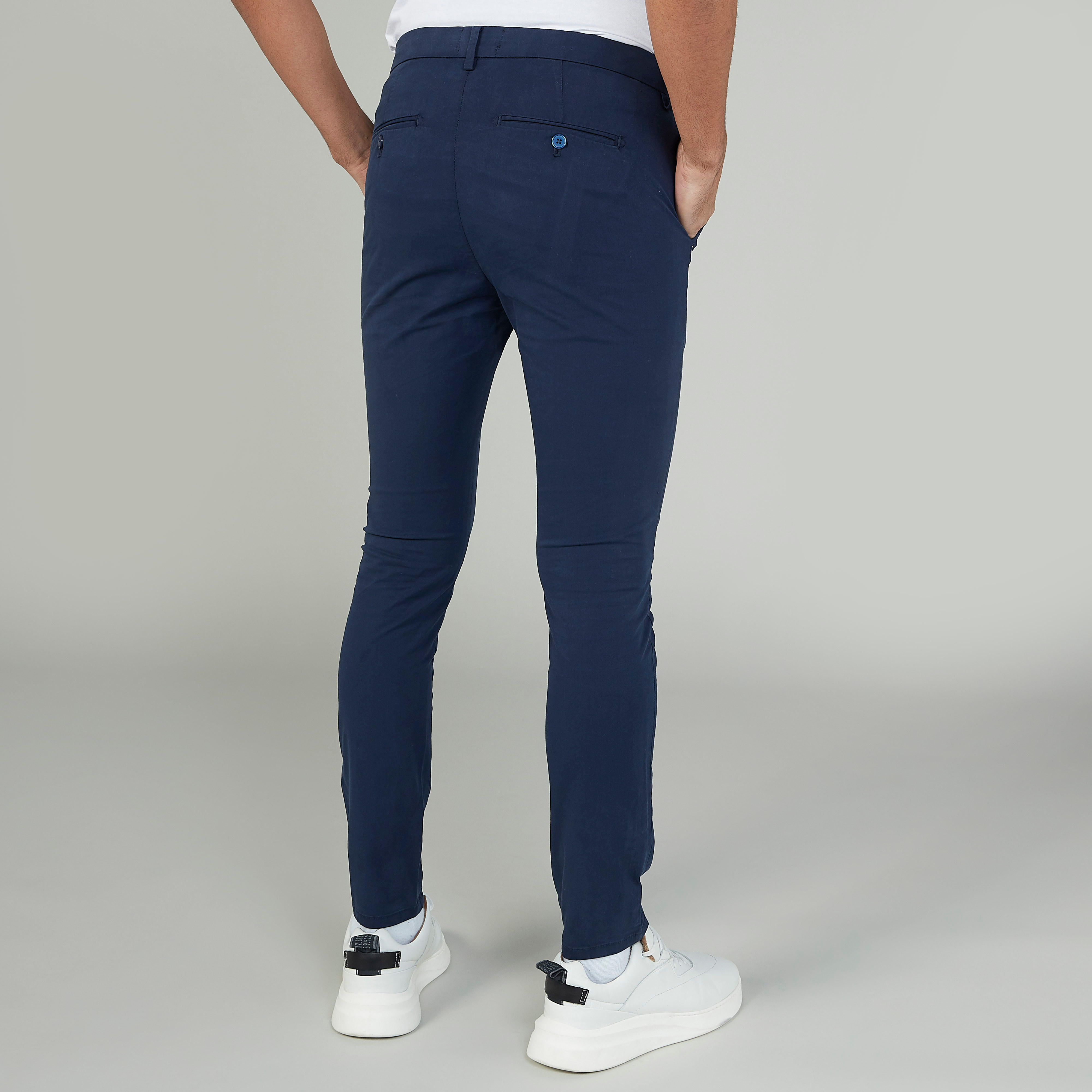 بنطلون سادة بجيوب وحلقات للحزام-men-clothing-bottoms-trousersandchinos-trousers-image-4