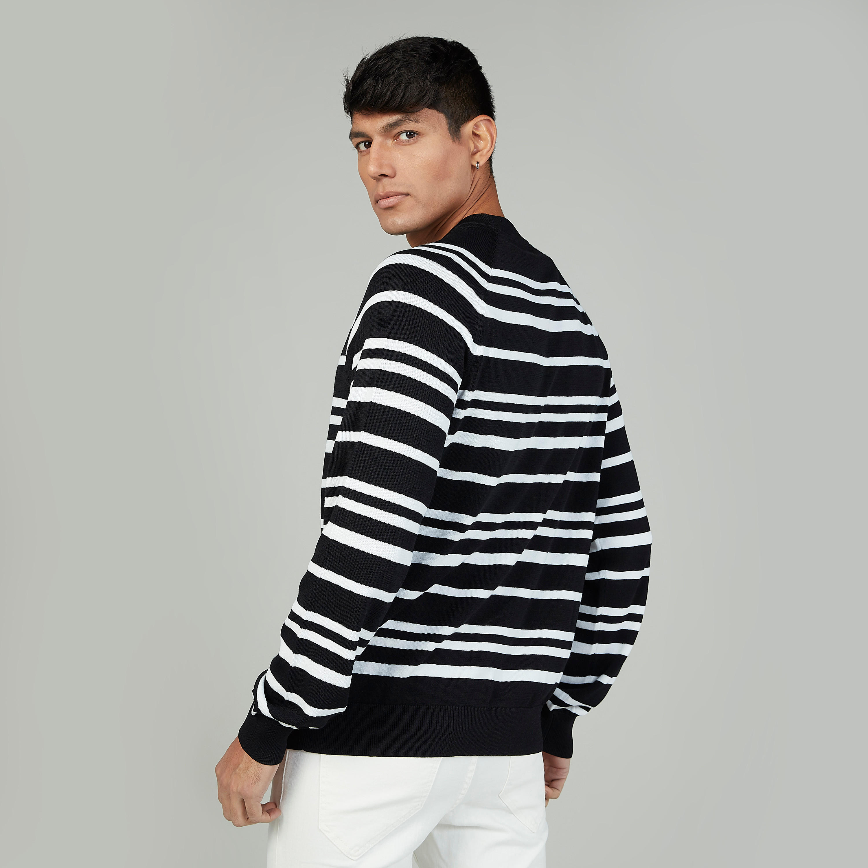 Striped Sweater with Ribbed Hems-men-clothing-sweatersandpullovers-image-4