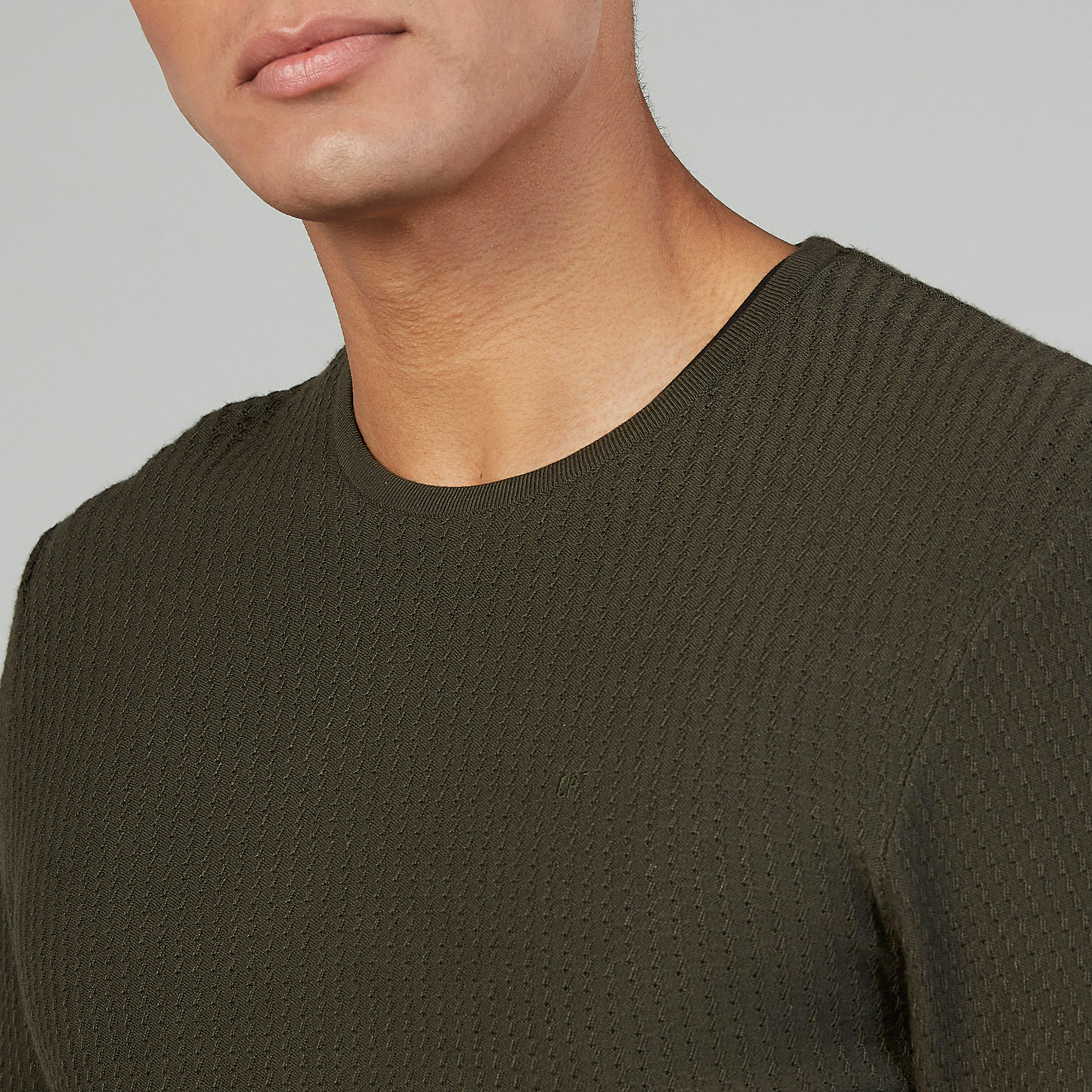 كنزة بارزة الملمس بأكمام طويلة-men-clothing-sweatersandpullovers-image-3