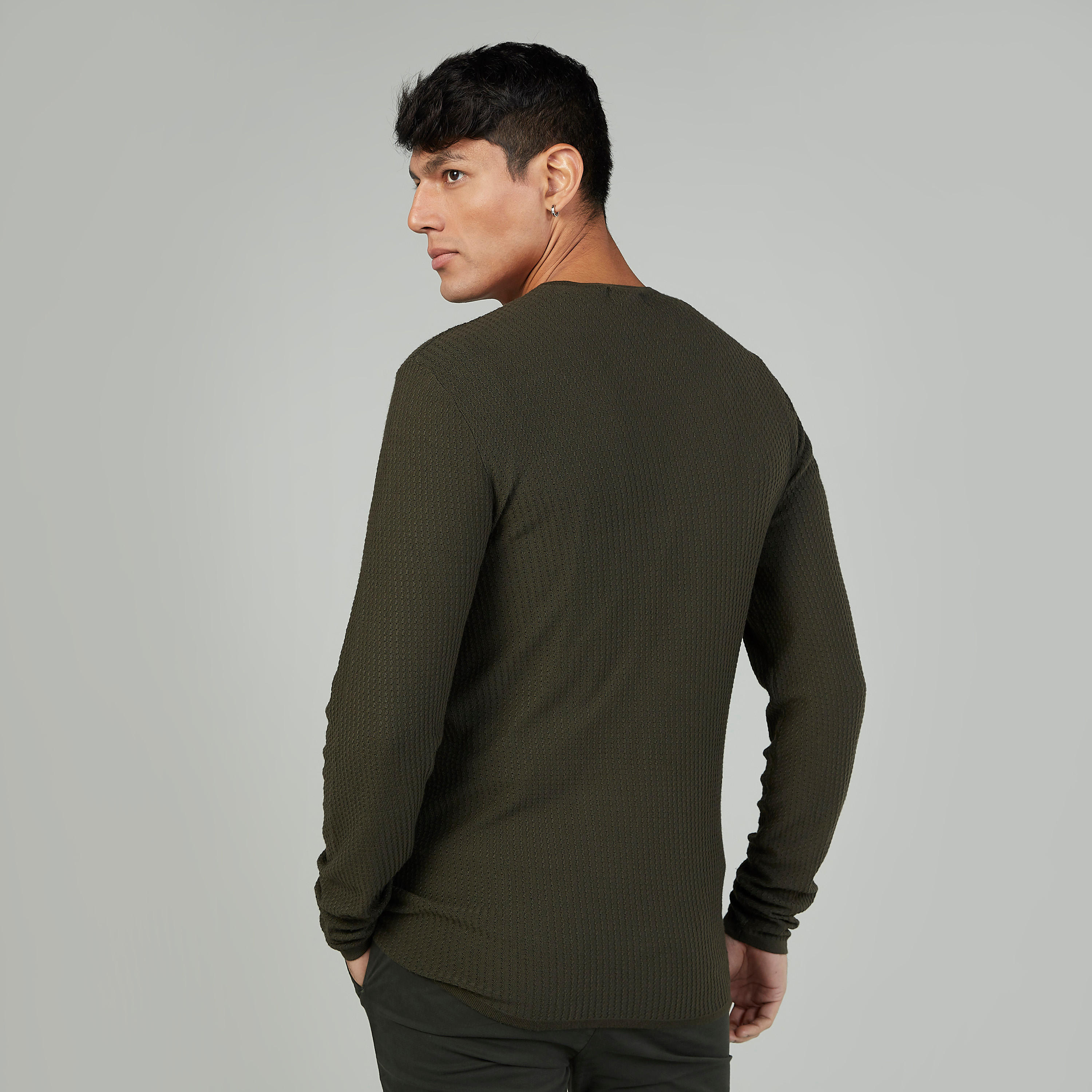 كنزة بارزة الملمس بأكمام طويلة-men-clothing-sweatersandpullovers-image-4