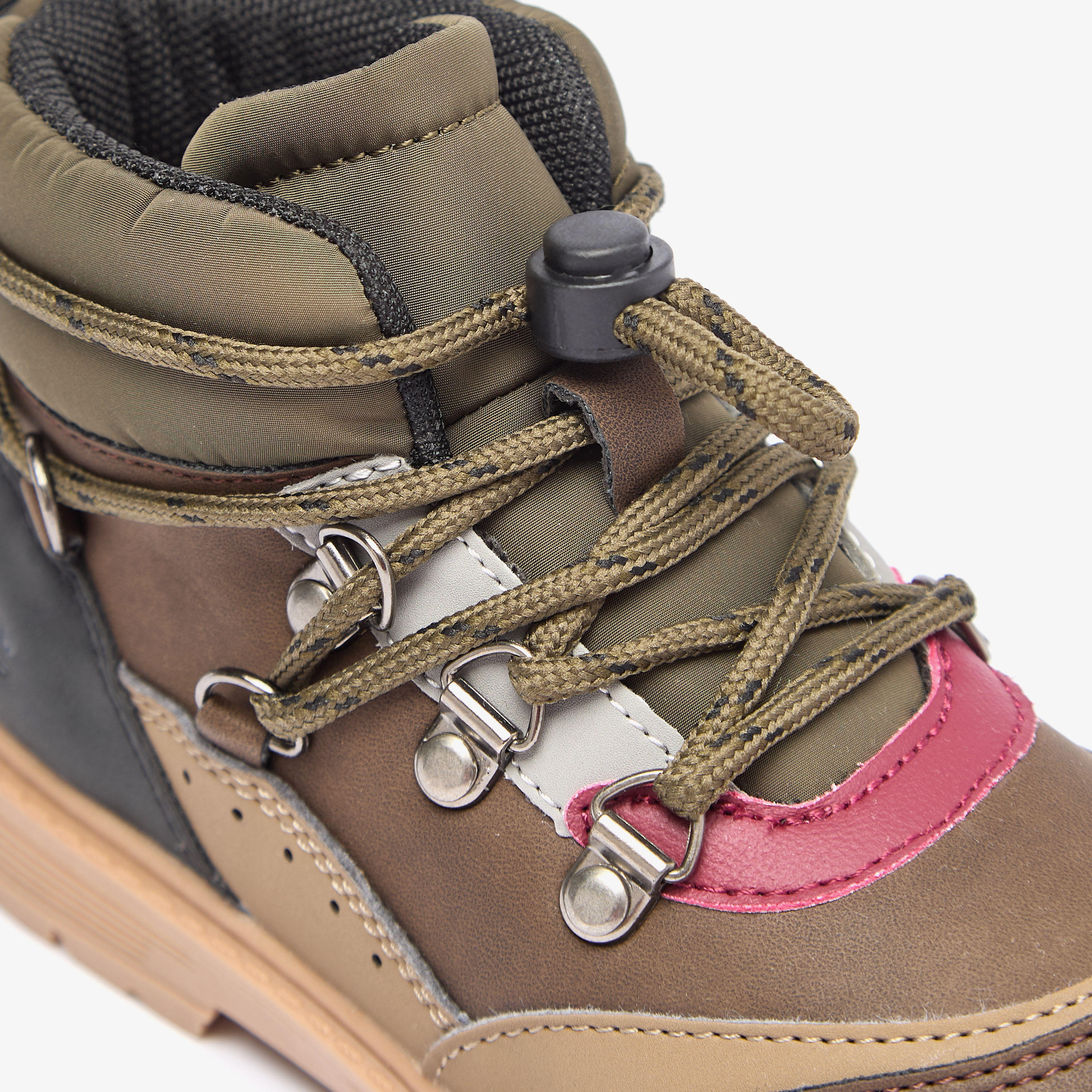 Lee Cooper Boys' Panelled Low Ankle Boots with Adjustable Cord Lock Closure-boys-shoes-boots-image-5