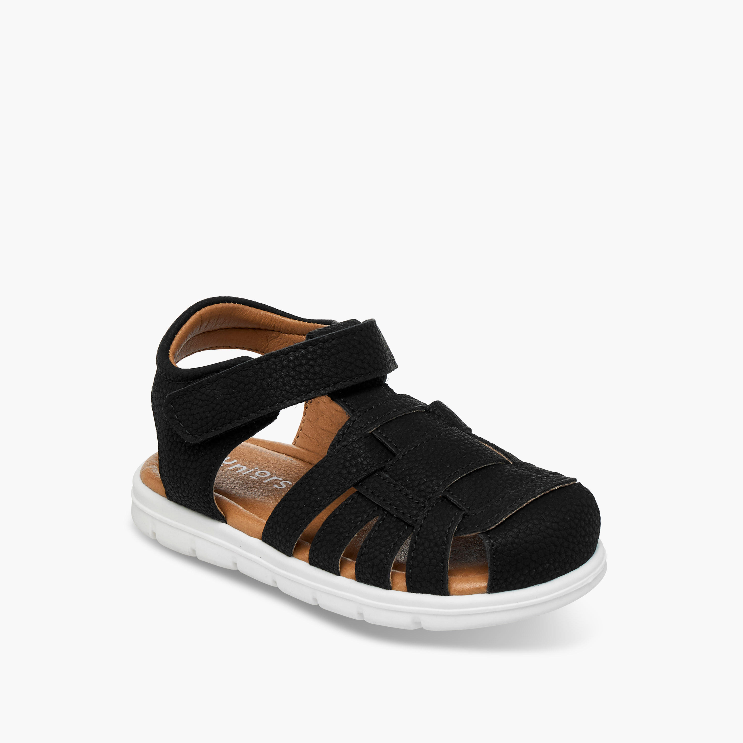 Juniors Fisherman Sandals with Hook and Loop Closure-boys-shoes-sandals-image-2