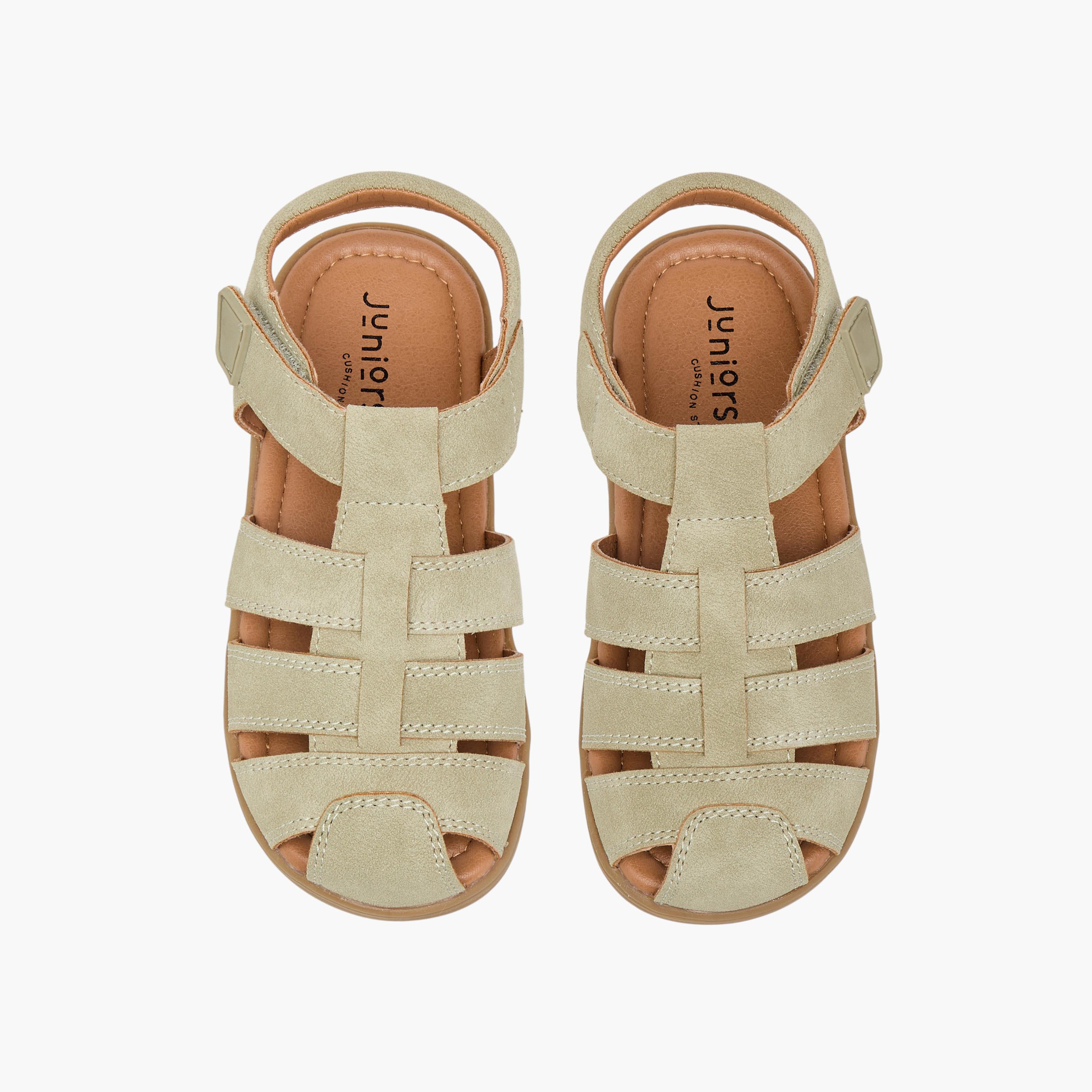 Juniors Boys Gladiator Hook & Loop Sandals-boys-shoes-sandals-image-1