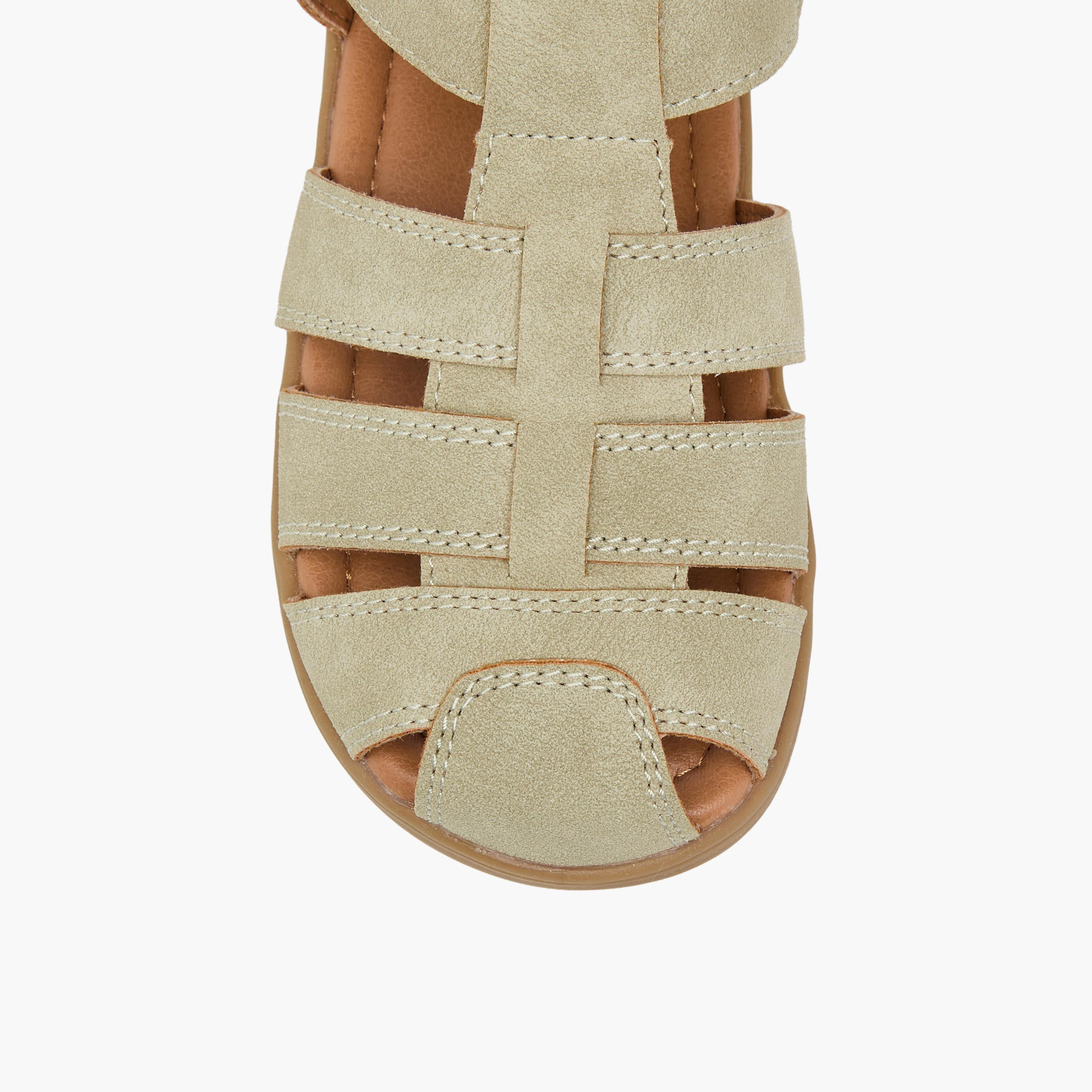 Juniors Boys Gladiator Hook & Loop Sandals-boys-shoes-sandals-image-3