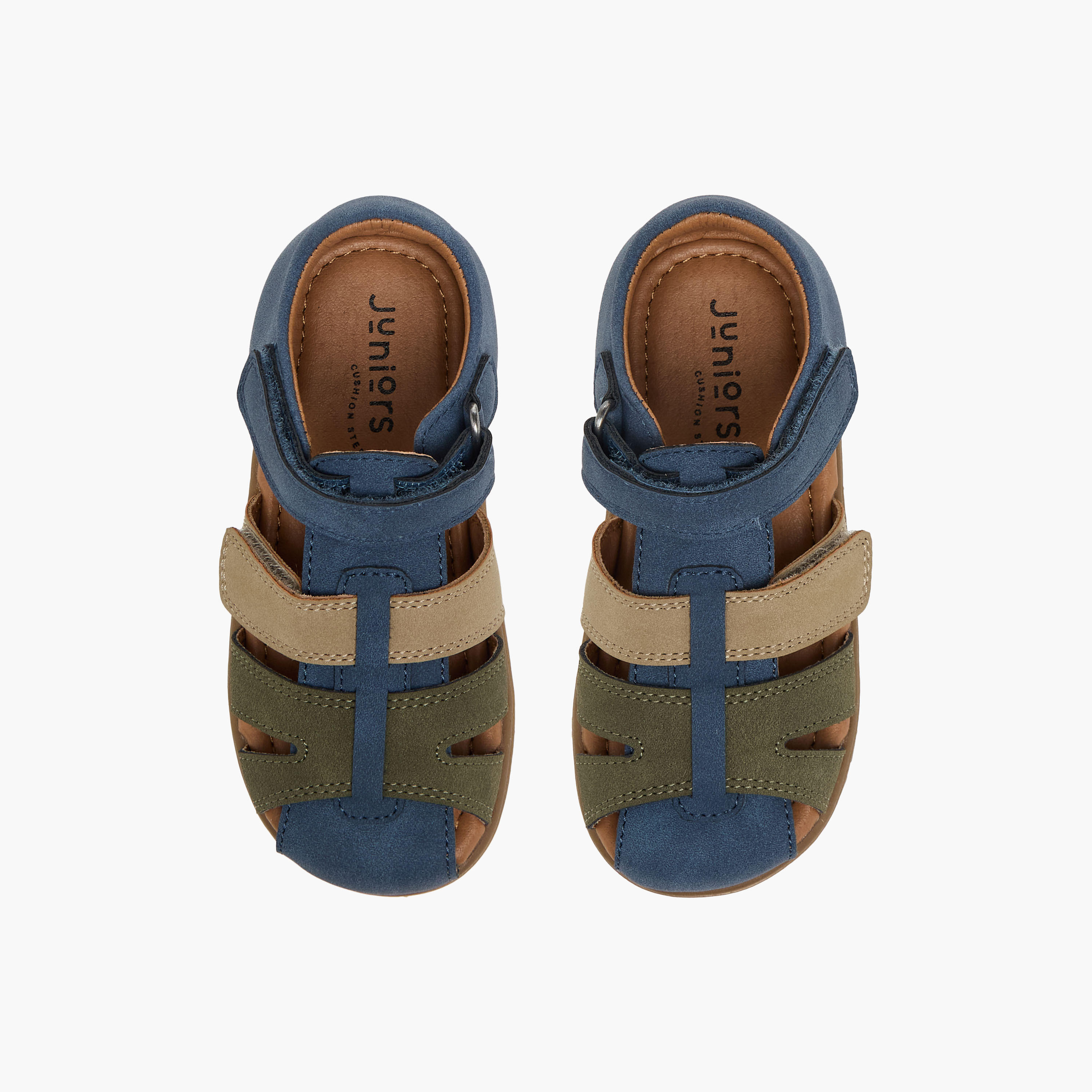 Juniors Boys Hook & Loop Sandals-boys-shoes-sandals-image-1
