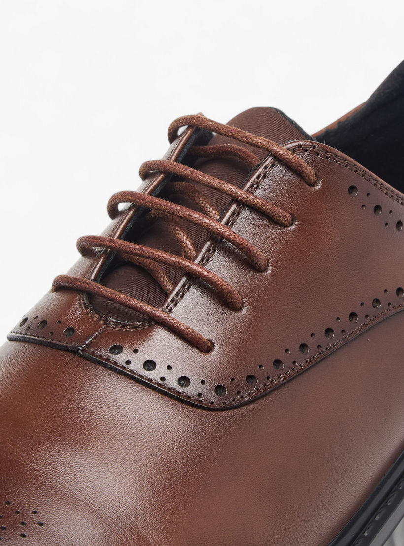 حذاء أكسفورد جلد مثقب برباط من لو كونفورت-men-shoes-formalshoes-image-4
