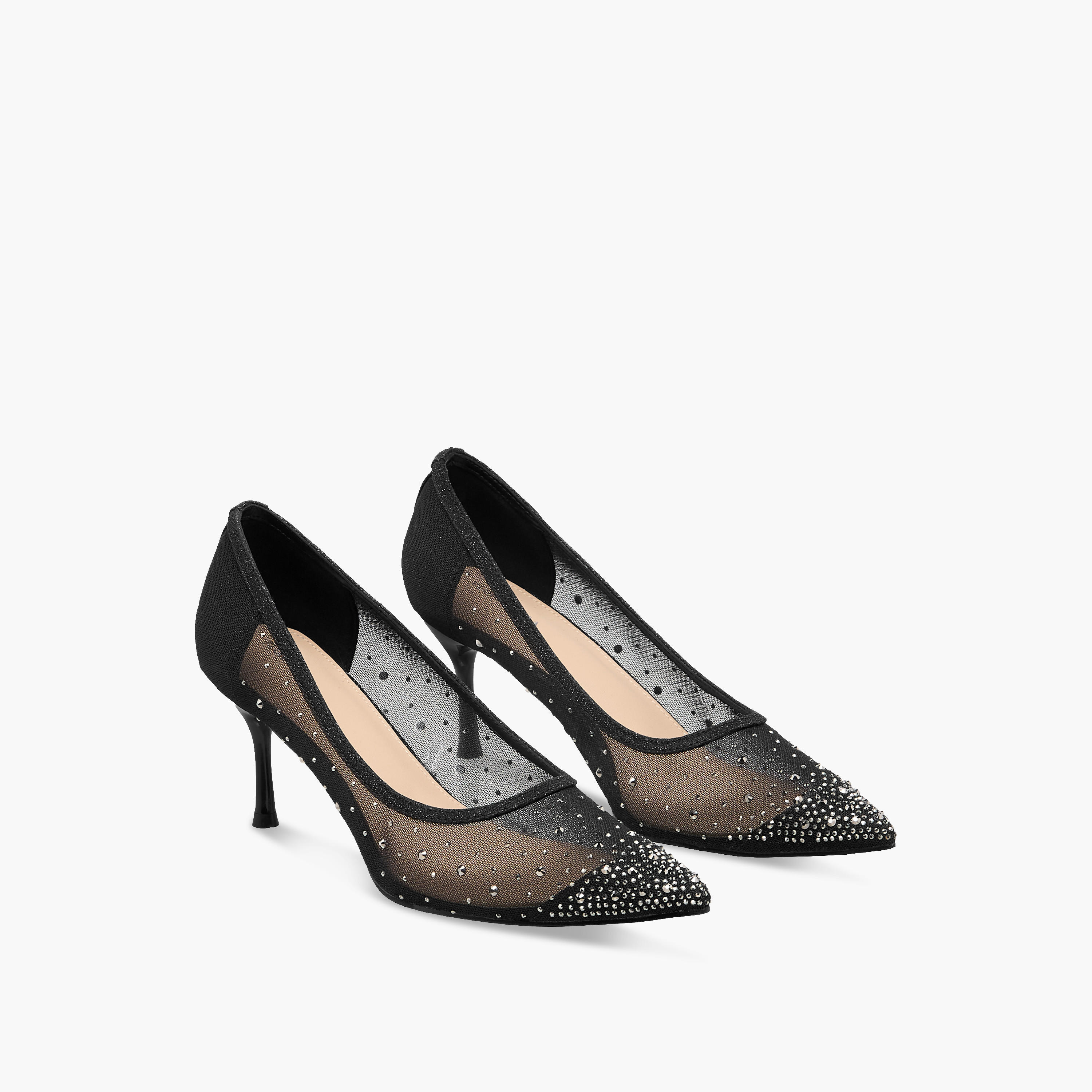 حذاء كلاسيكي مزين بكعب ستيليتو للنساء من فلورا بيلا-women-shoes-heels-image-1
