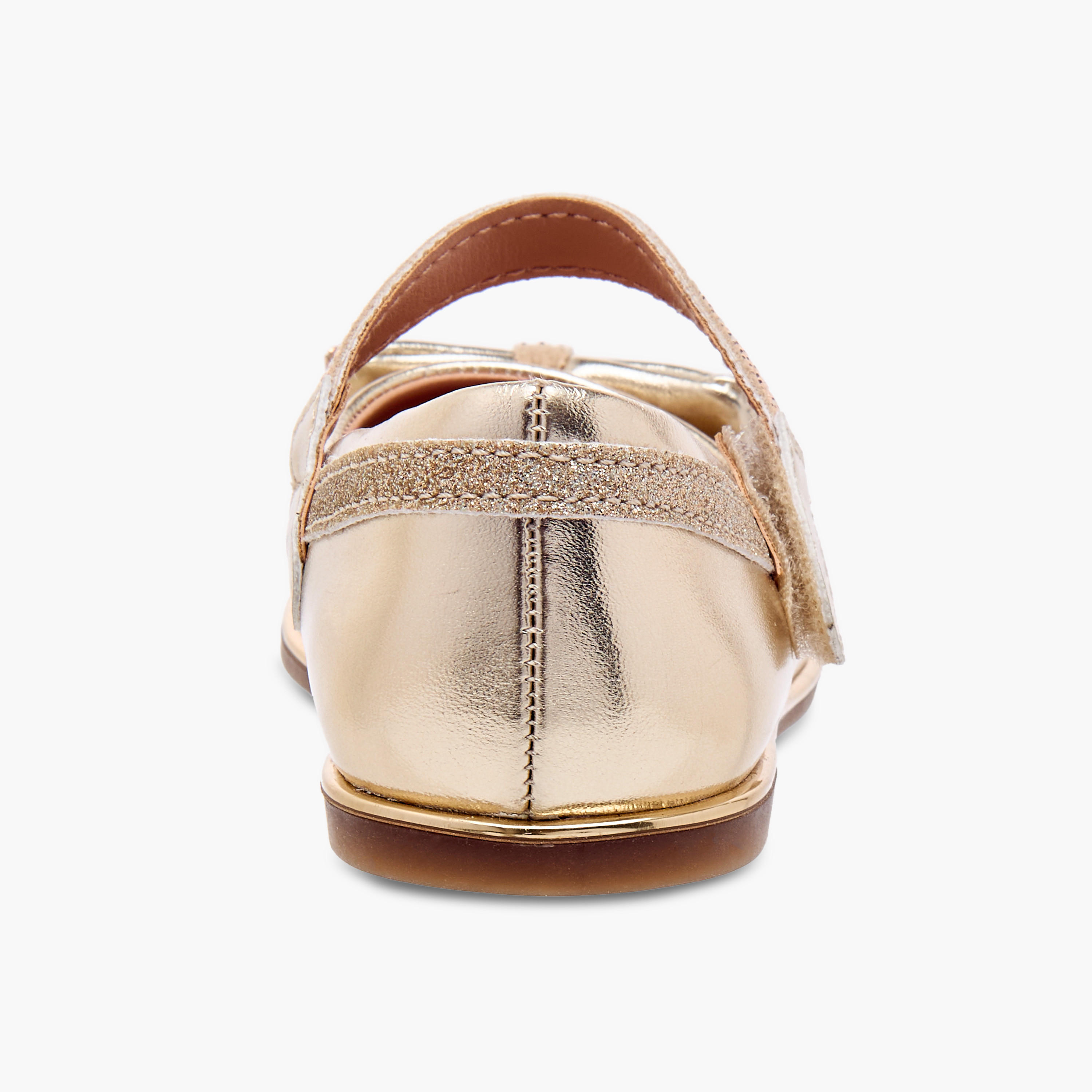 Barefeet Bow Embellished Mary Jane Shoes with Hook and Loop Closure-girls-shoes-maryjanes-image-5