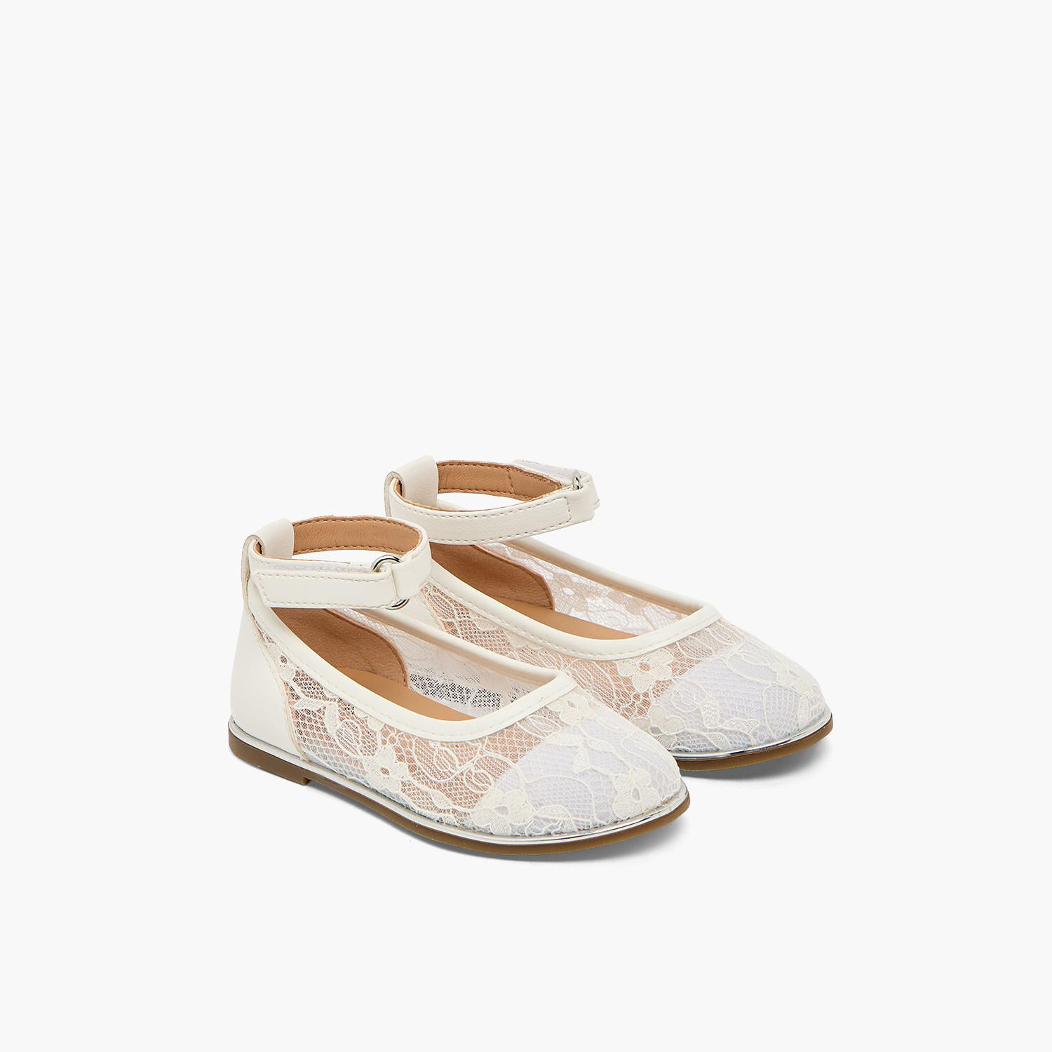حذاء باليرينا دانتيل أنيق للفتيات من بيرفيت-girls-shoes-ballerinas-image-1