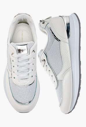 Flora Bella Panelled Sneakers with Lace-Up Closure-women-image-1