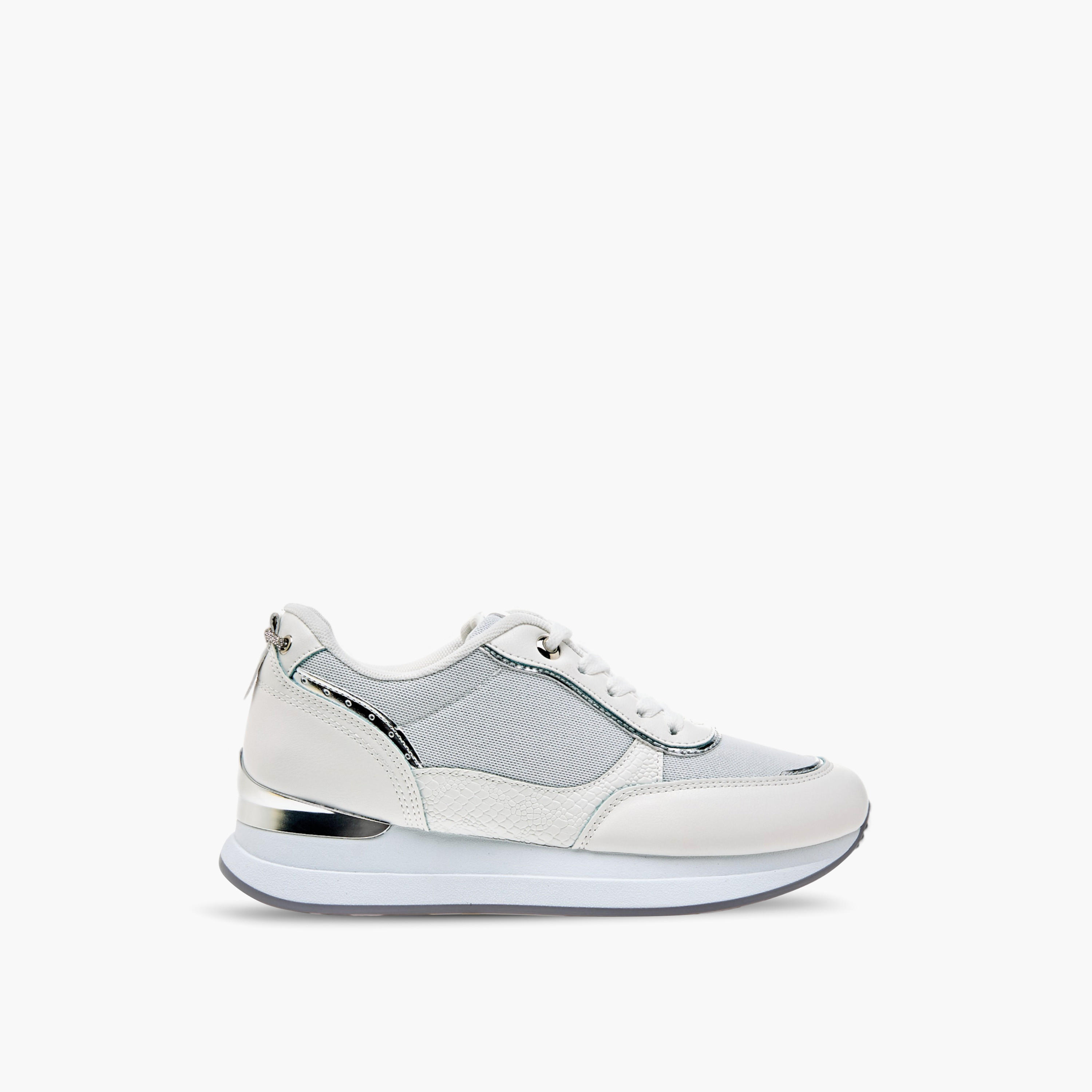 Flora Bella Panelled Sneakers with Lace-Up Closure-women-shoes-sneakers-image-3