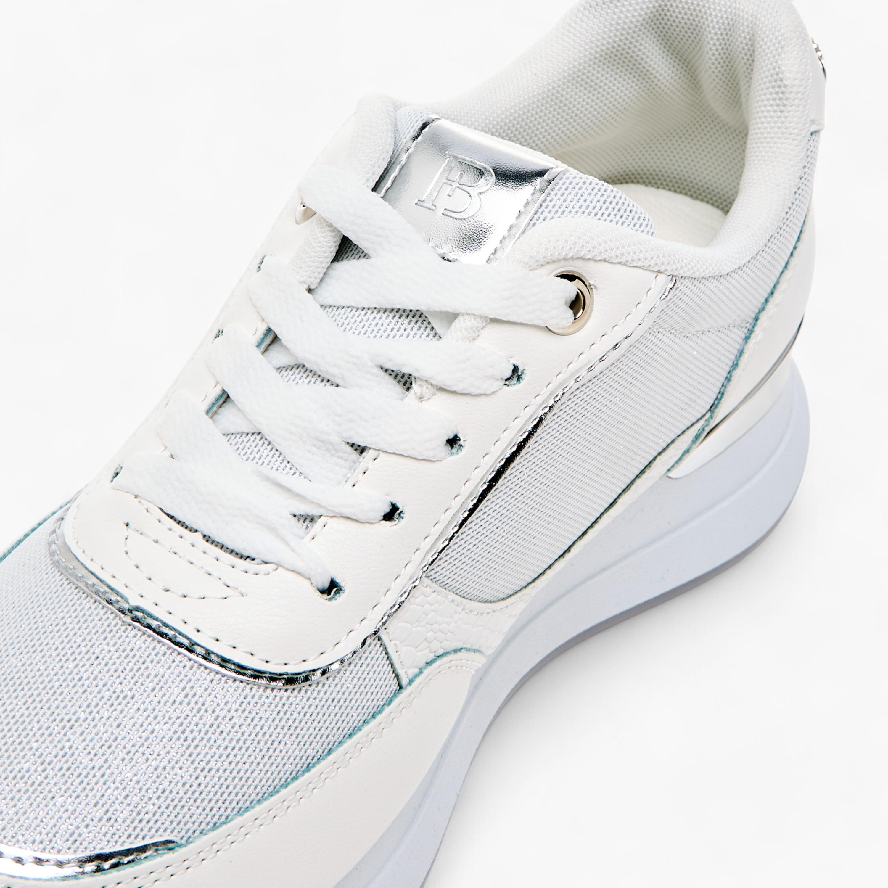 Flora Bella Panelled Sneakers with Lace-Up Closure-women-shoes-sneakers-image-4