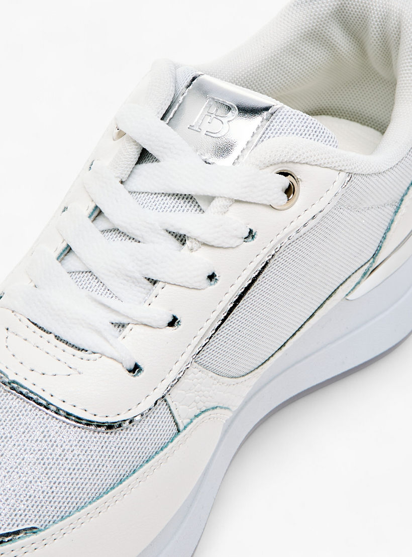 Flora Bella Panelled Sneakers with Lace-Up Closure-women-shoes-sneakers-image-4