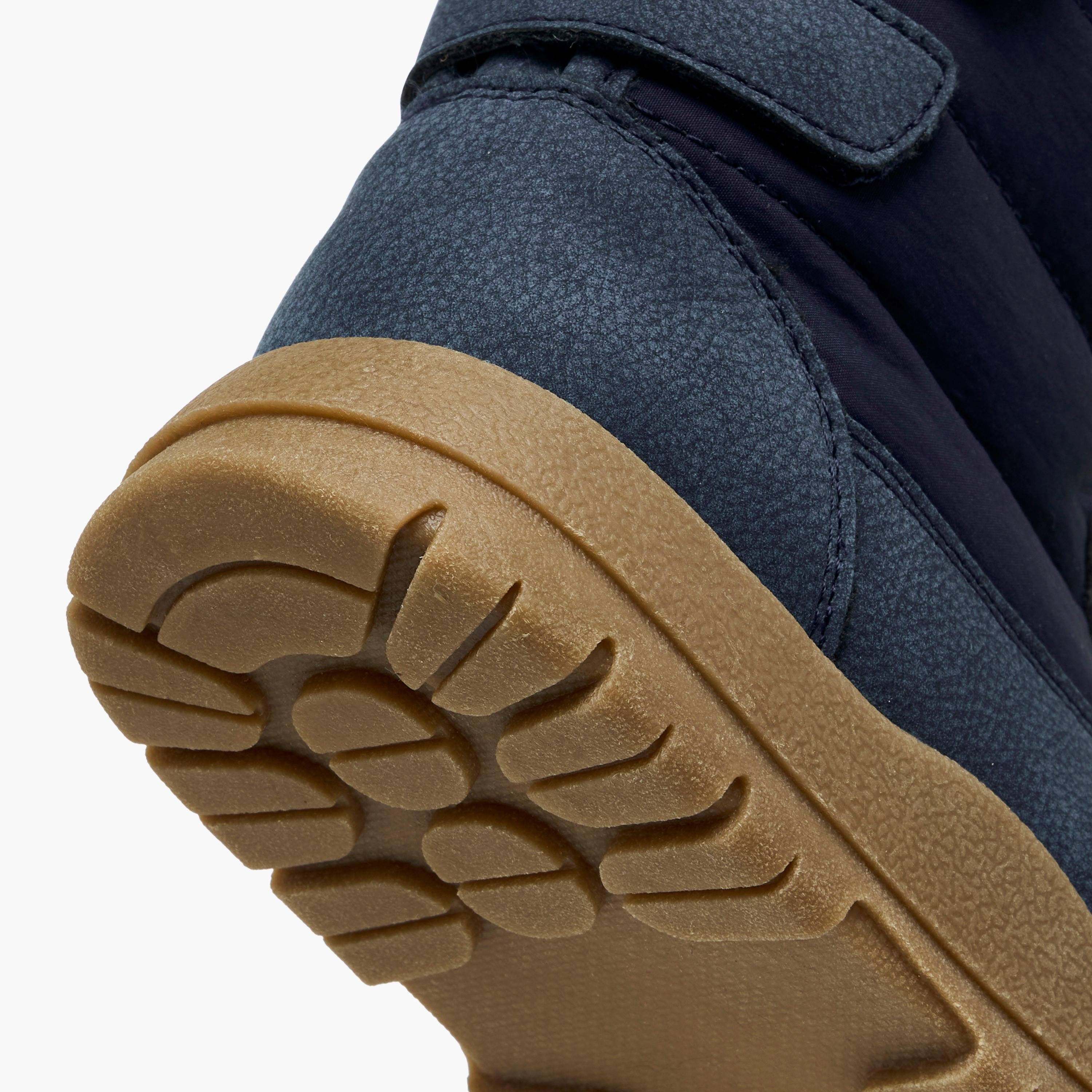 Juniors Panelled Ankle Boots with Hook and Loop Closure-boys-shoes-boots-image-6