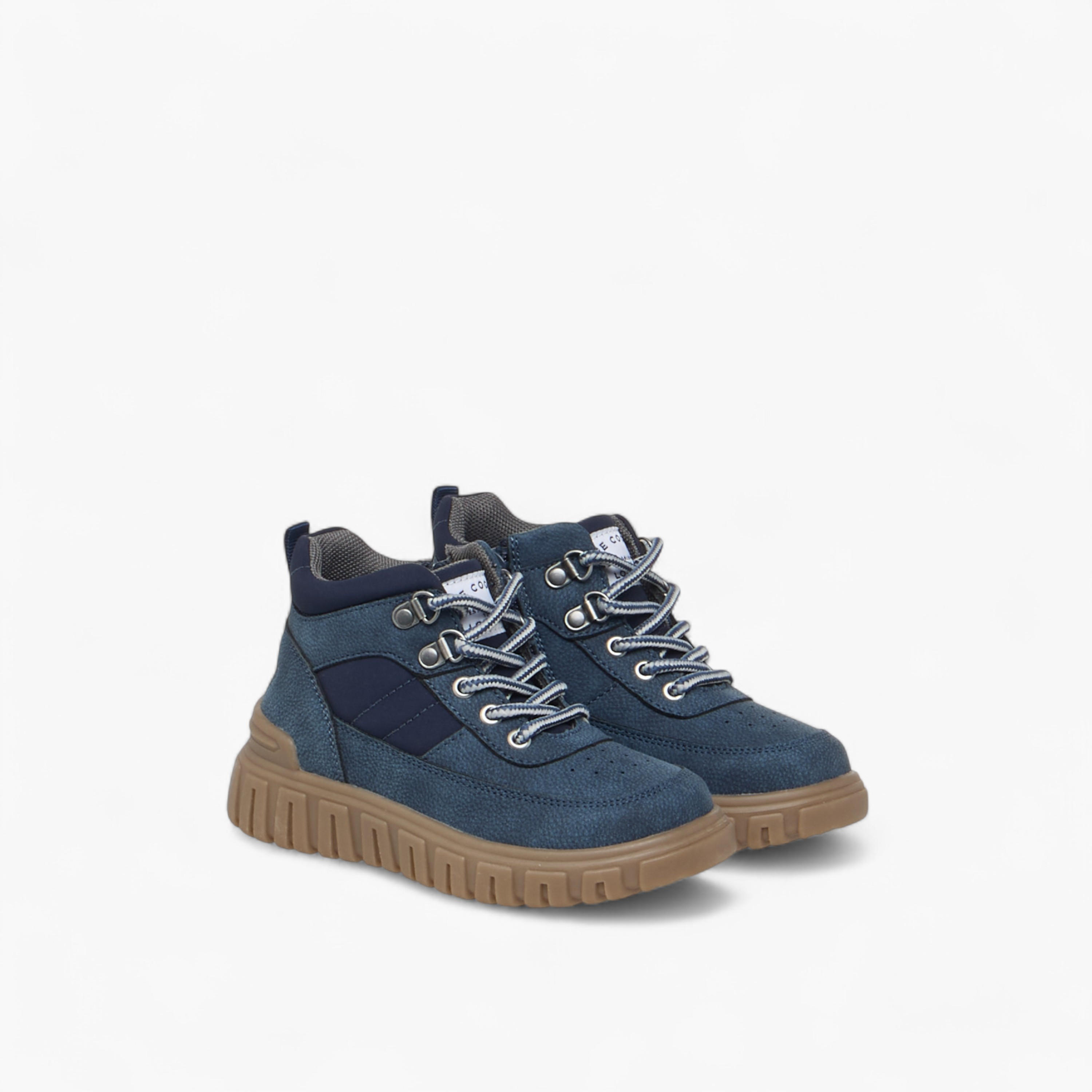 Lee Cooper Boys' Panelled Ankle Boots with Zip Closure-boys-shoes-boots-image-1