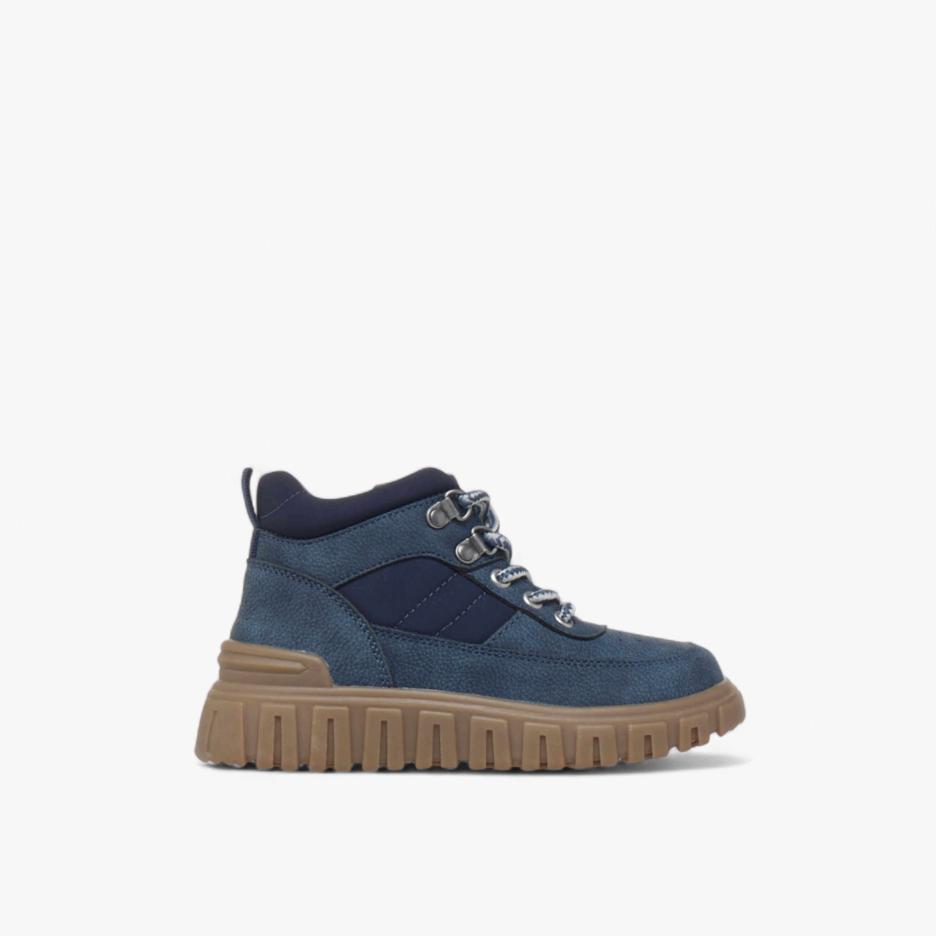 Lee Cooper Boys' Panelled Ankle Boots with Zip Closure-boys-shoes-boots-image-3
