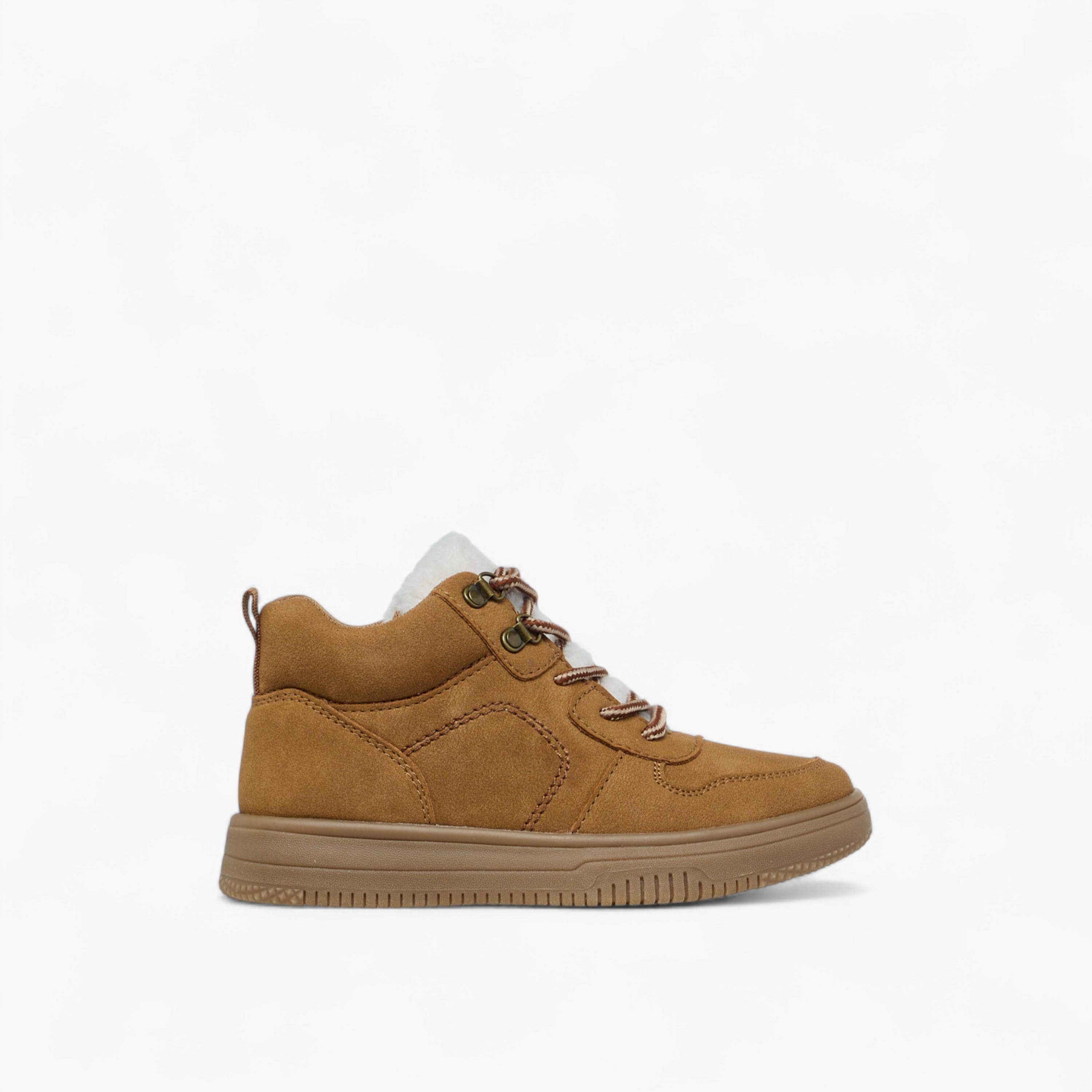 Mister Duchini Stitch Detail Ankle Boots with Lace-Up Closure-boys-shoes-boots-image-3