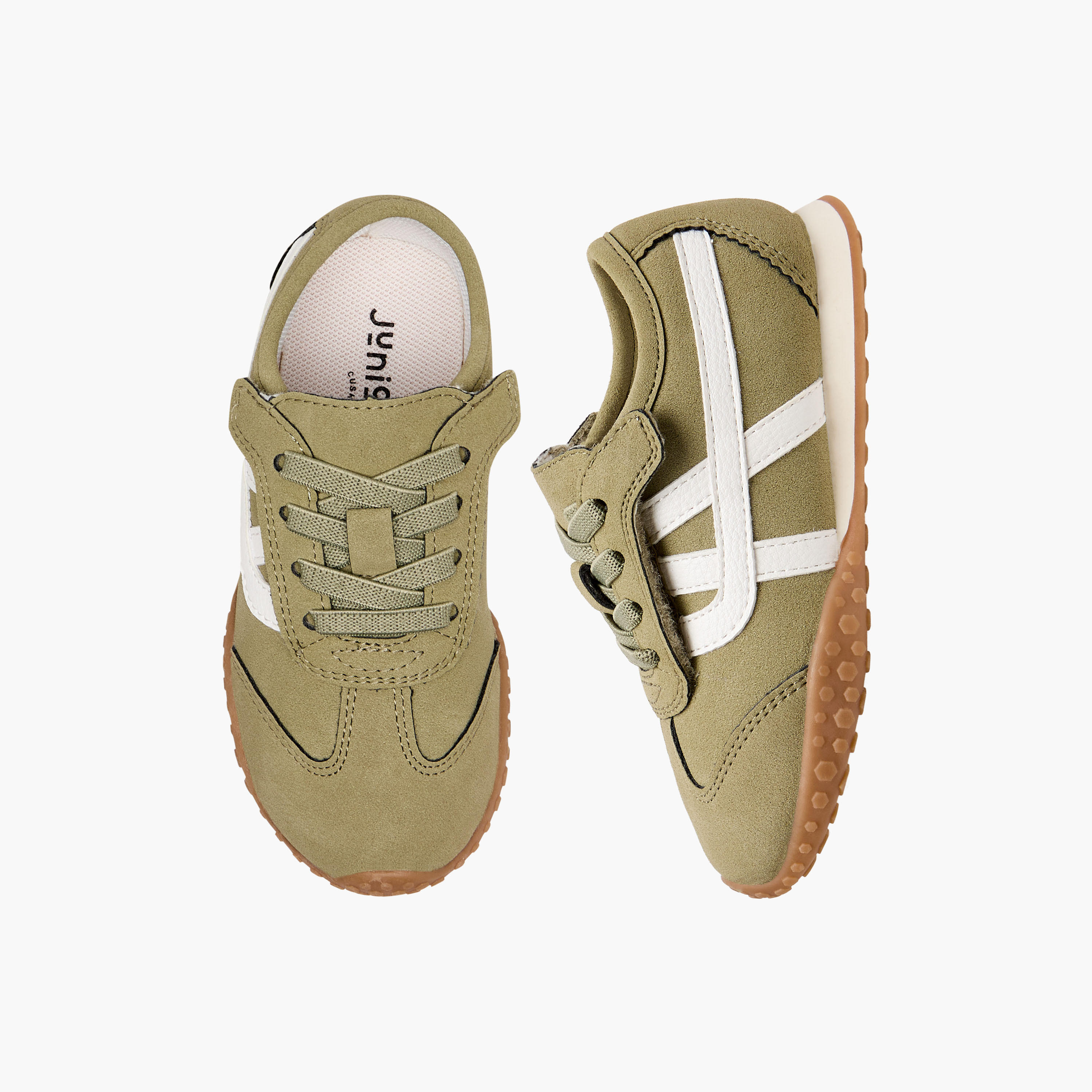 Juniors Boys Panelled Sneakers-boys-shoes-sneakers-image-1