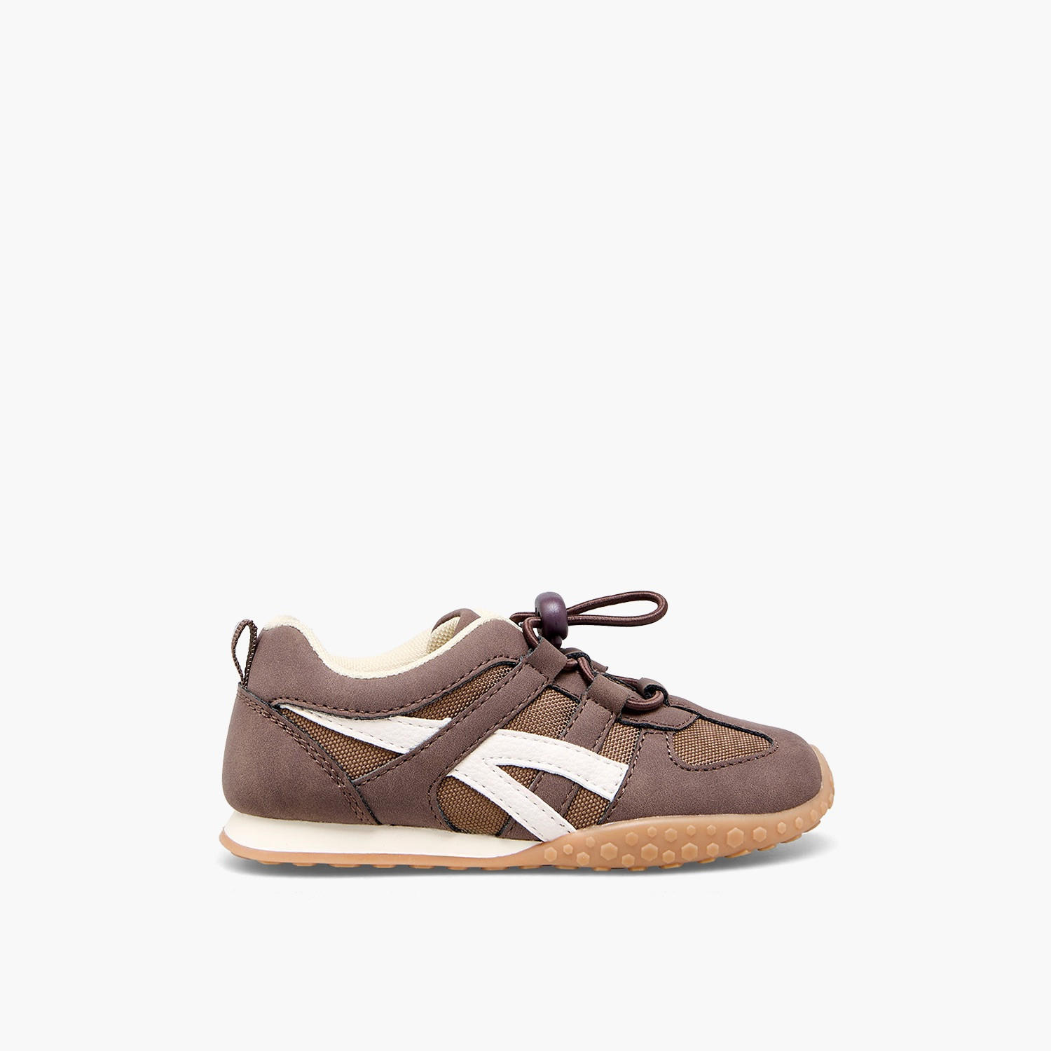 Juniors Boys Panelled Toggle Lace Ankle Sneakers-boys-shoes-sneakers-image-3