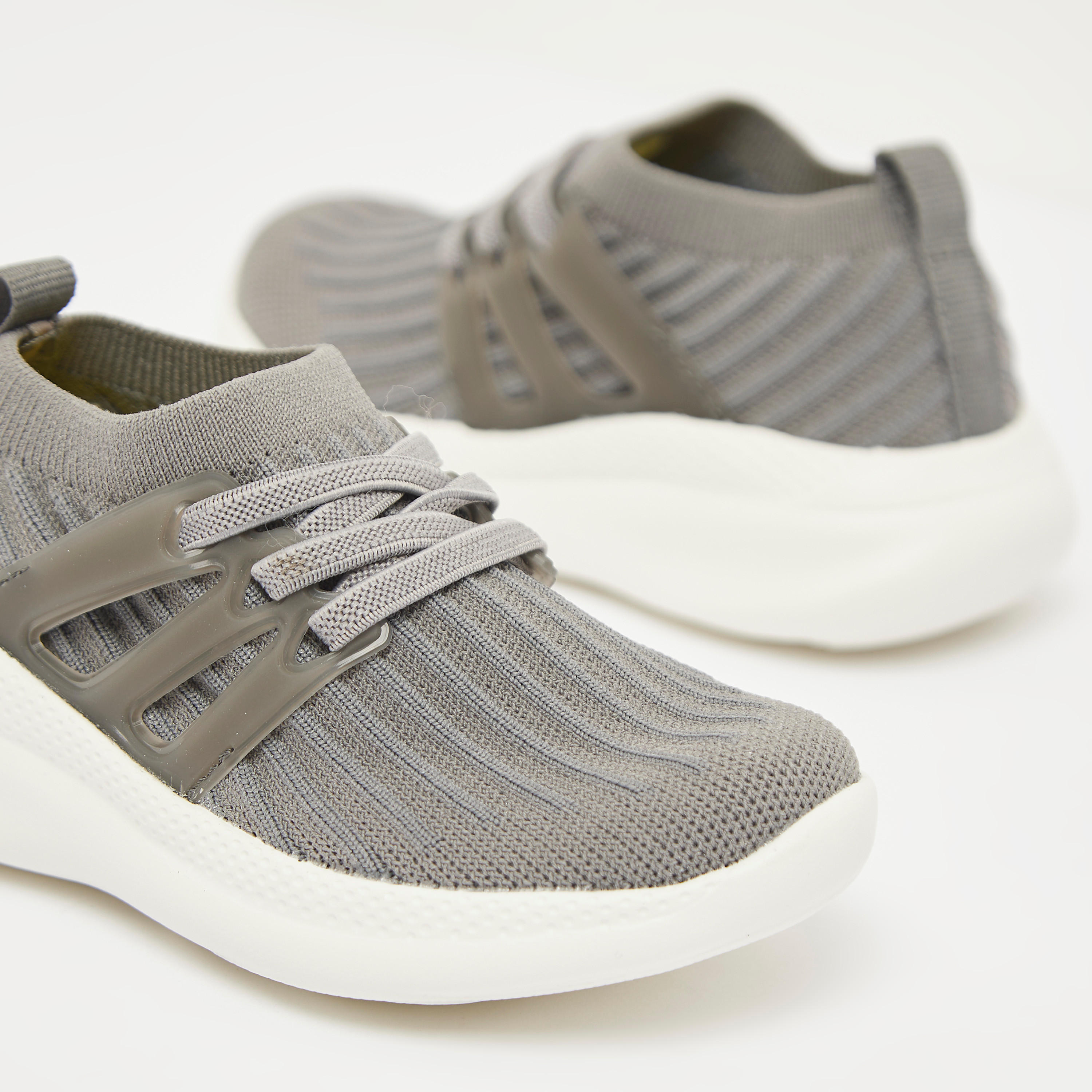 Dash Steady Textured Slip-On Walking Shoes with Pull Tab - INU-sports-boys-shoes-image-5