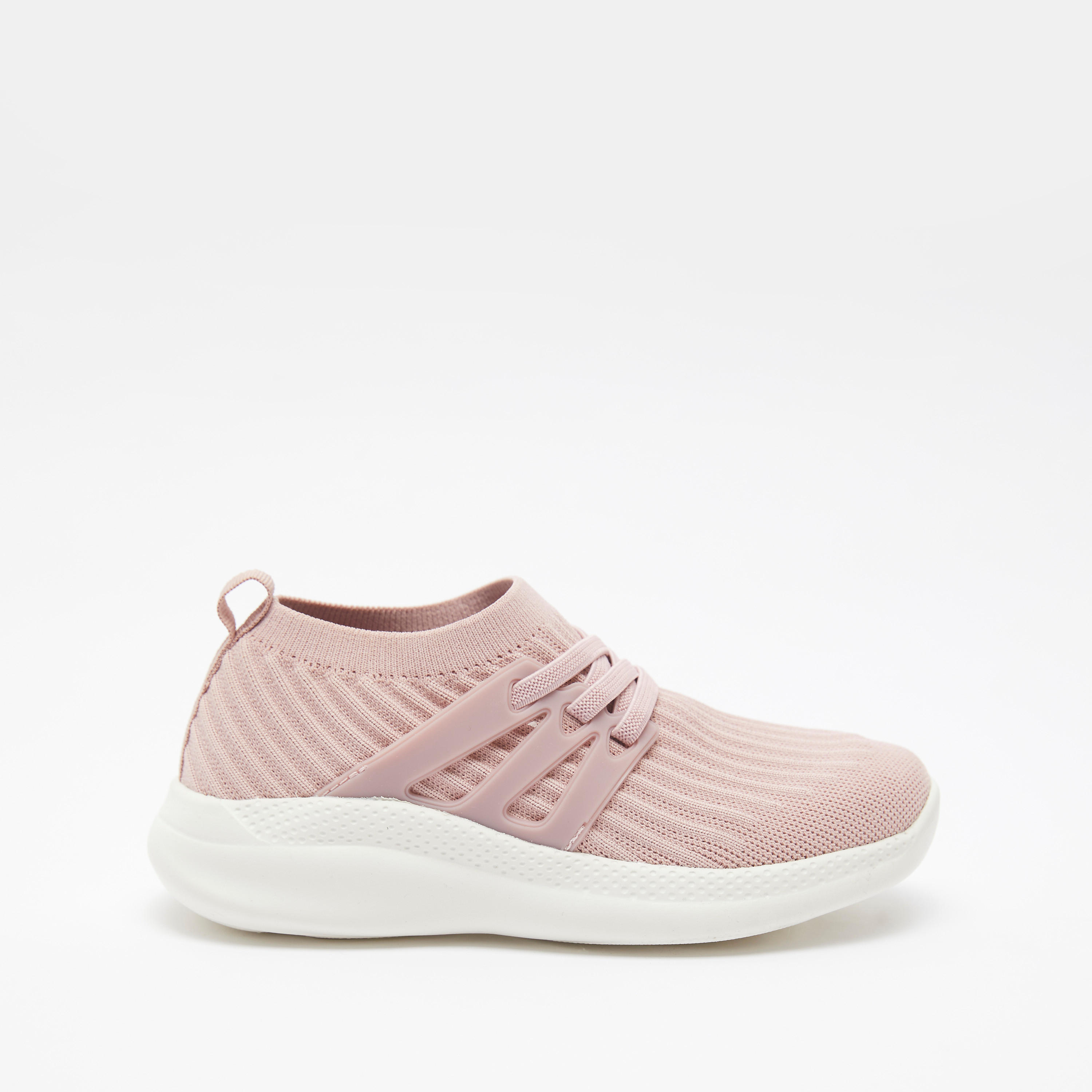 Dash Kids Textured Slip-On Walking Shoes-girls-shoes-sports-image-1