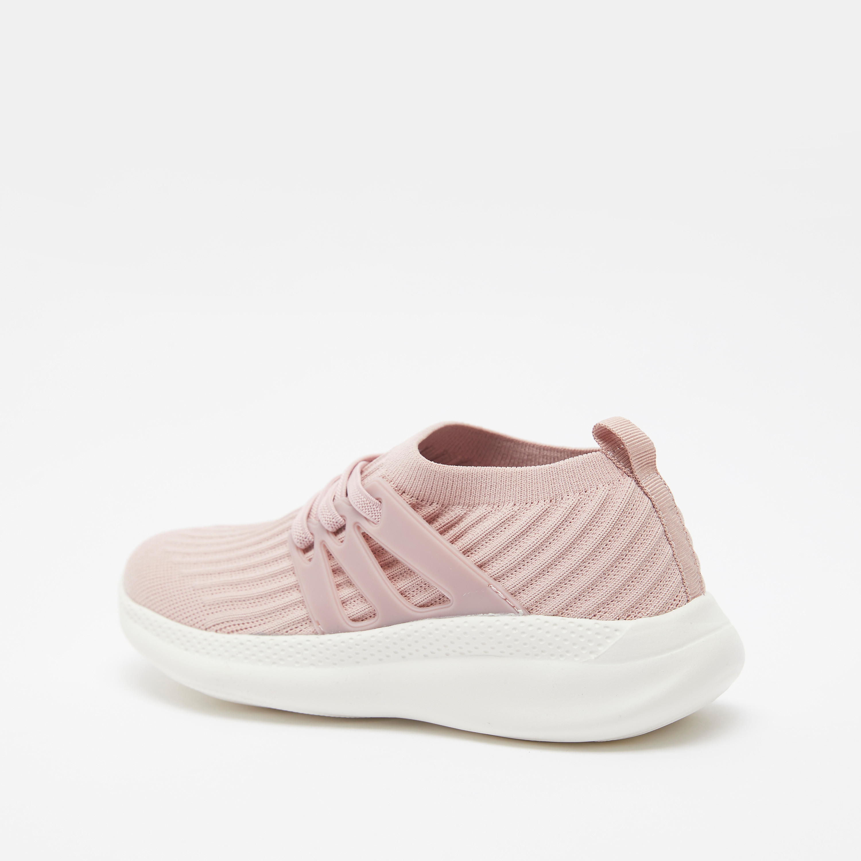 Dash Kids Textured Slip-On Walking Shoes-girls-shoes-sports-image-3