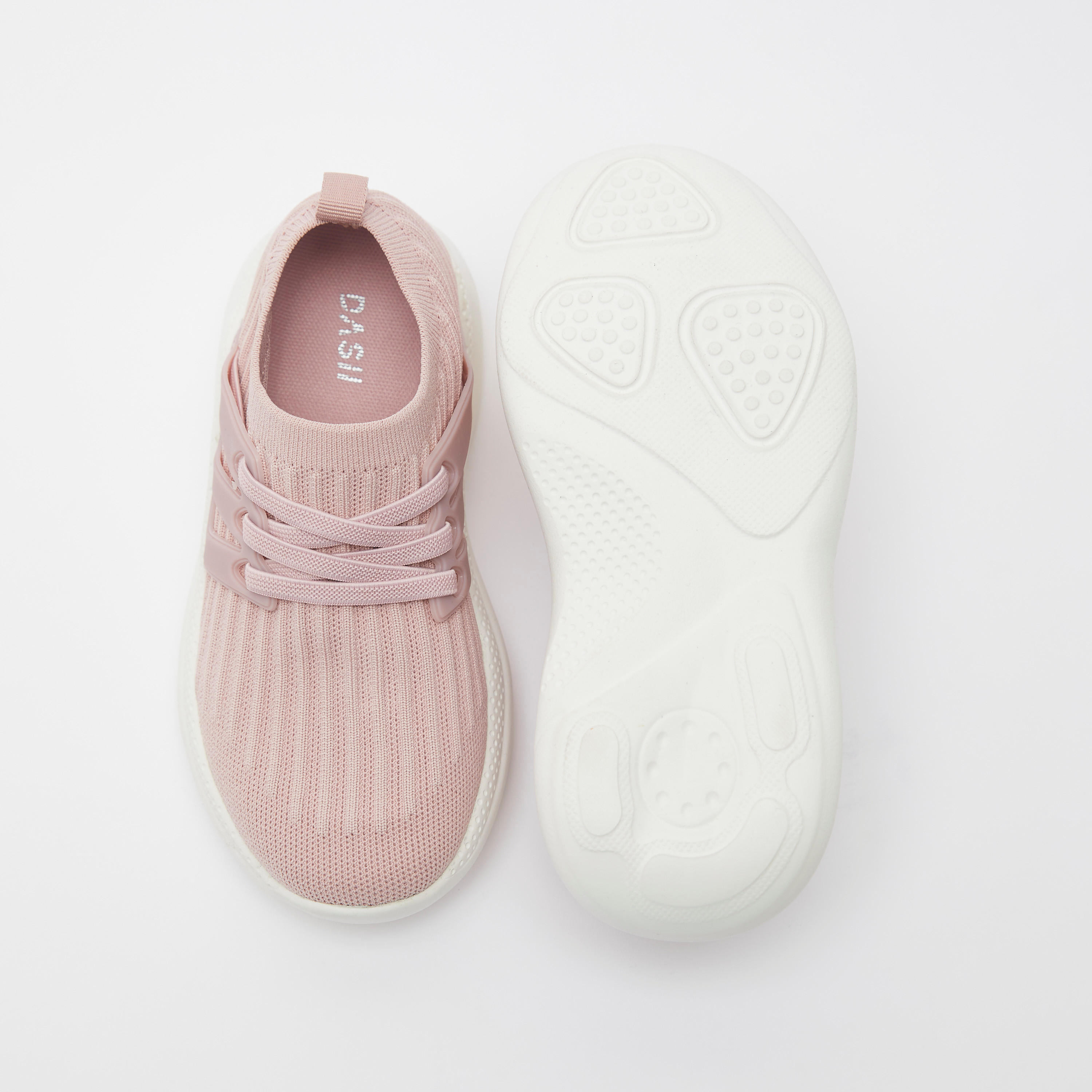 Dash Kids Textured Slip-On Walking Shoes-girls-shoes-sports-image-5