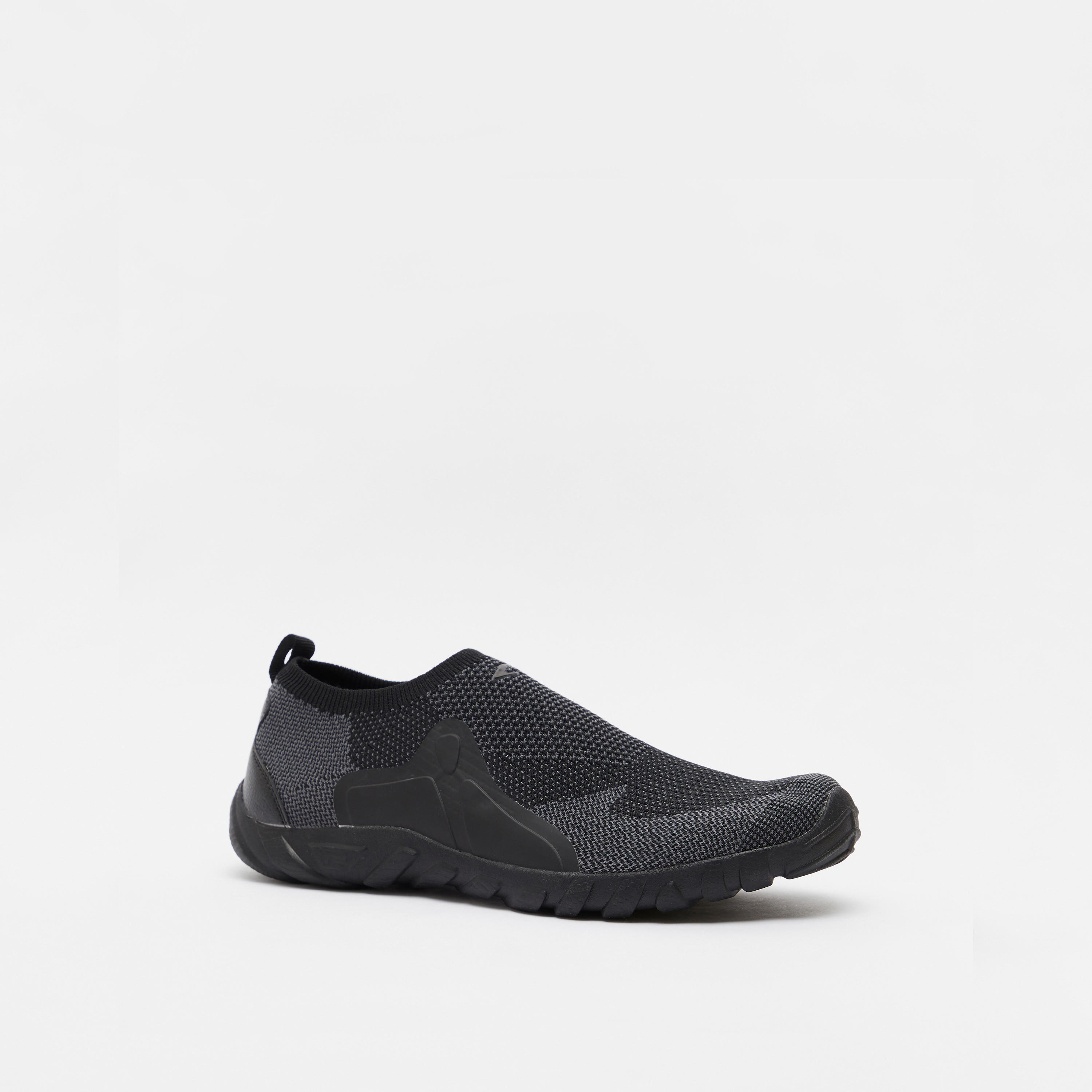 Dash Textured Slip-On Walking Shoes with Cushioning-sports-men-shoes-image-1