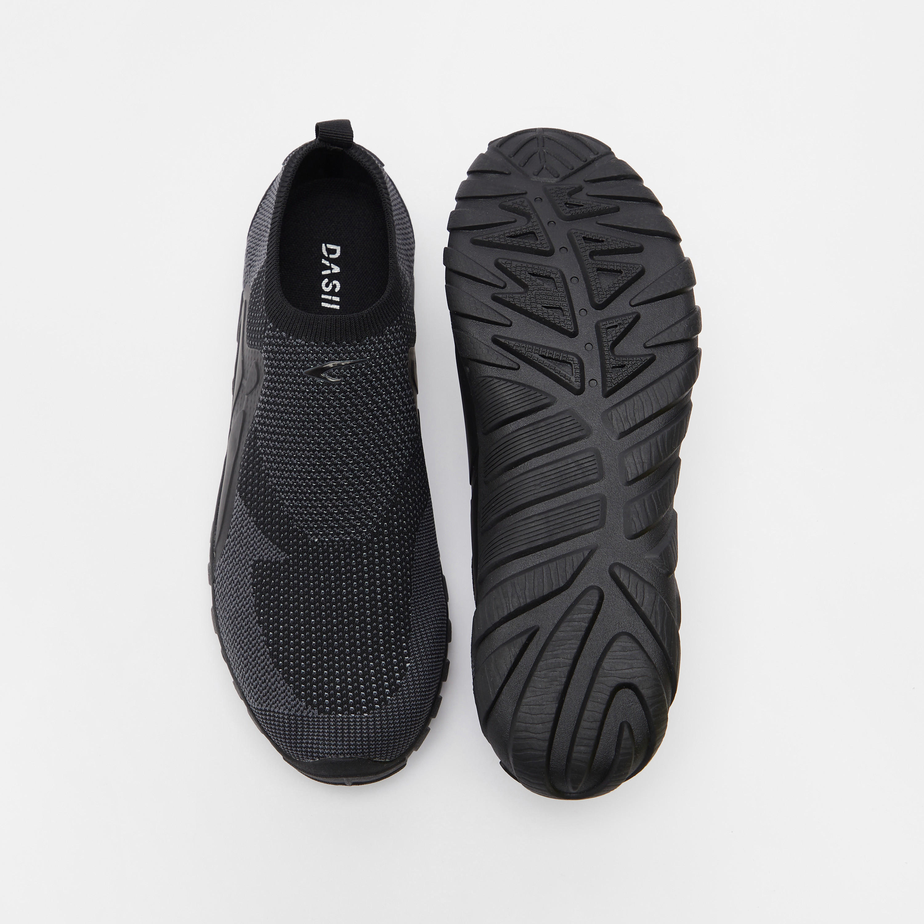 Dash Textured Slip-On Walking Shoes with Cushioning-sports-men-shoes-image-5