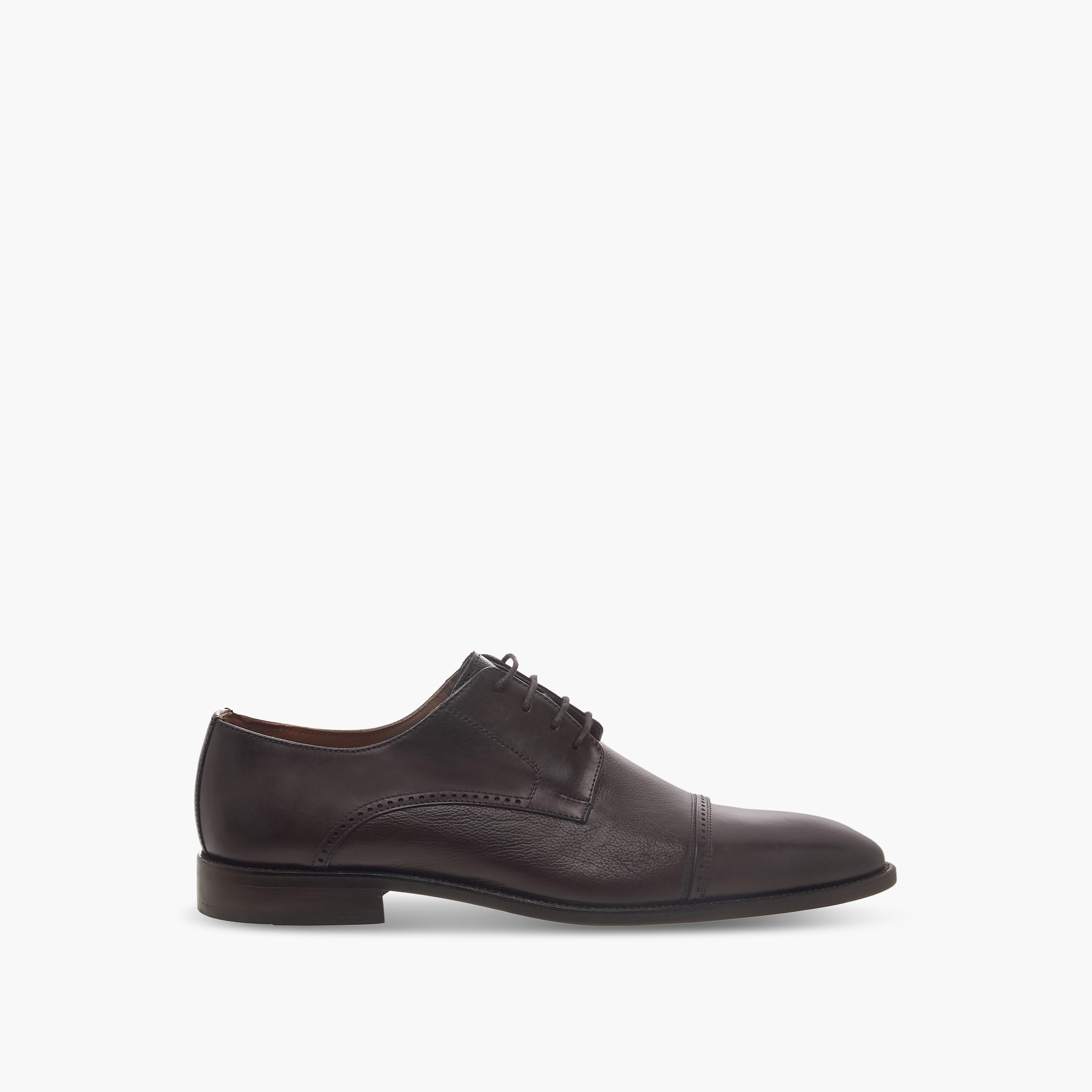 Duchini Men Genuine Leather Lace-Up Derby Shoes-men-shoes-formalshoes-image-3