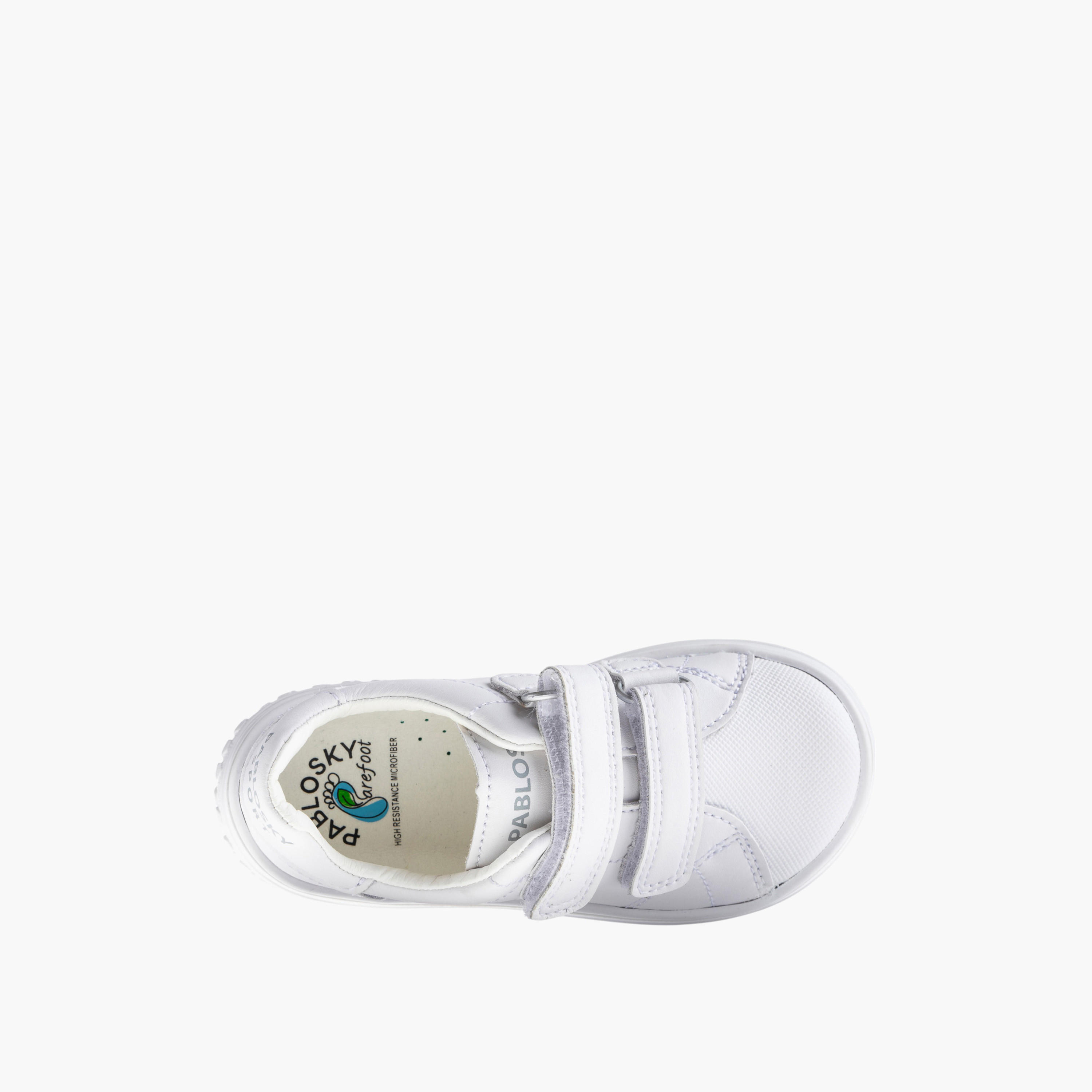 Pablosky Girls' Logo Print Sneakers with Hook and Loop Closure - 200000-baby-girls-shoes-closedshoes-image-5