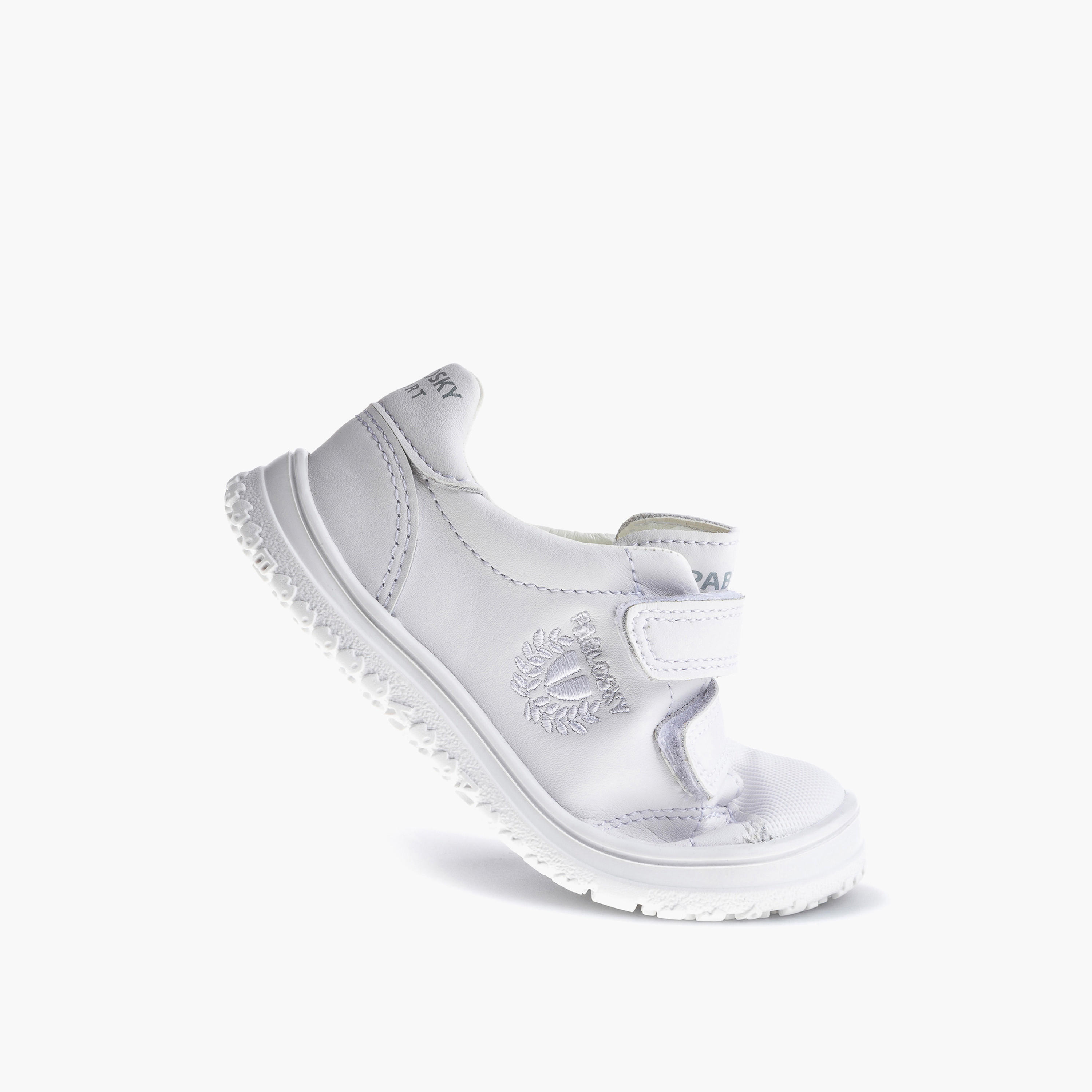 Pablosky Girls' Logo Print Sneakers with Hook and Loop Closure - 200000-baby-girls-shoes-closedshoes-image-3