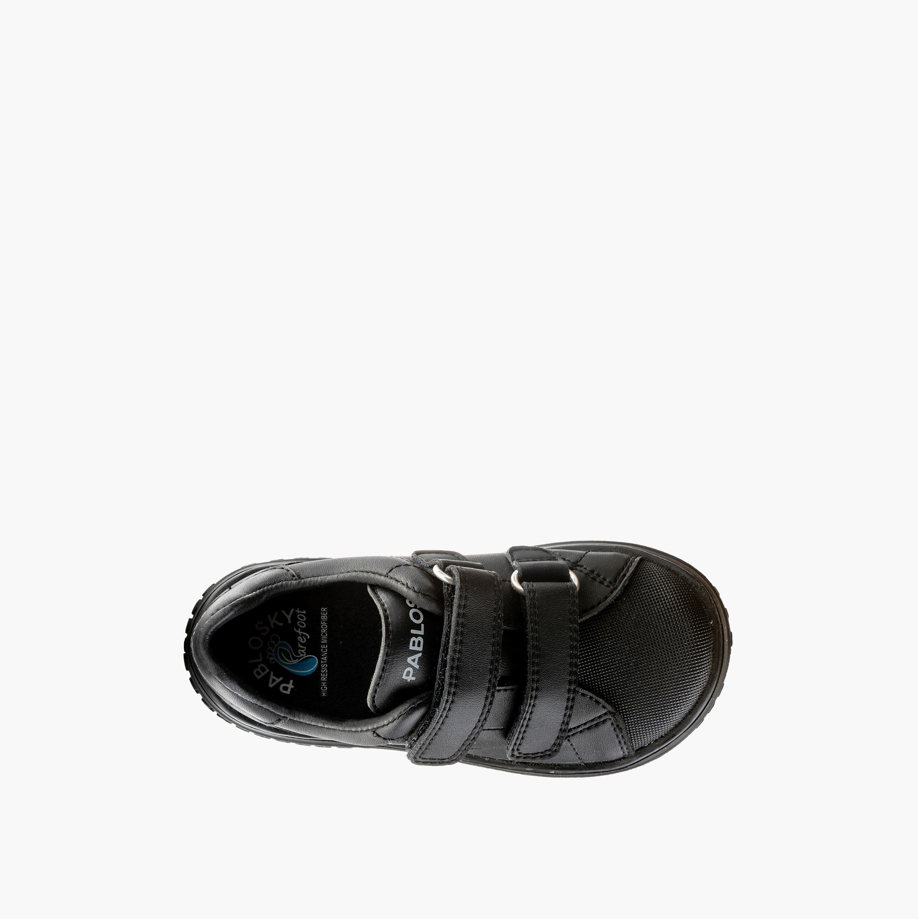 حذاء مدرسي بشريط إغلاق لاصق وطبعات شعار للأولاد من بابلوسكي - 200010-J-girls-shoes-schoolshoes-image-4