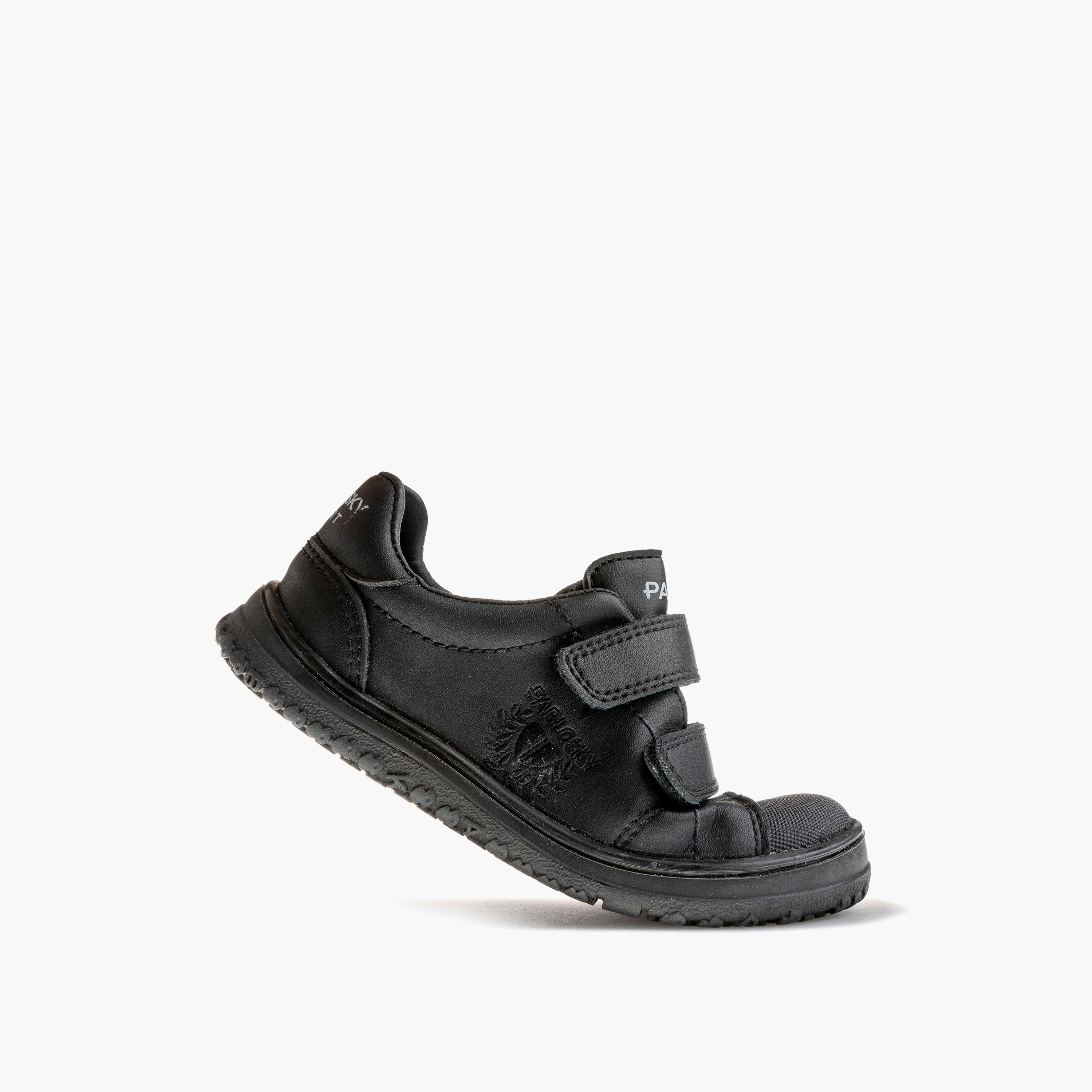 حذاء مدرسي بشريط إغلاق لاصق وطبعات شعار للأولاد من بابلوسكي - 200010-J-girls-shoes-schoolshoes-image-5