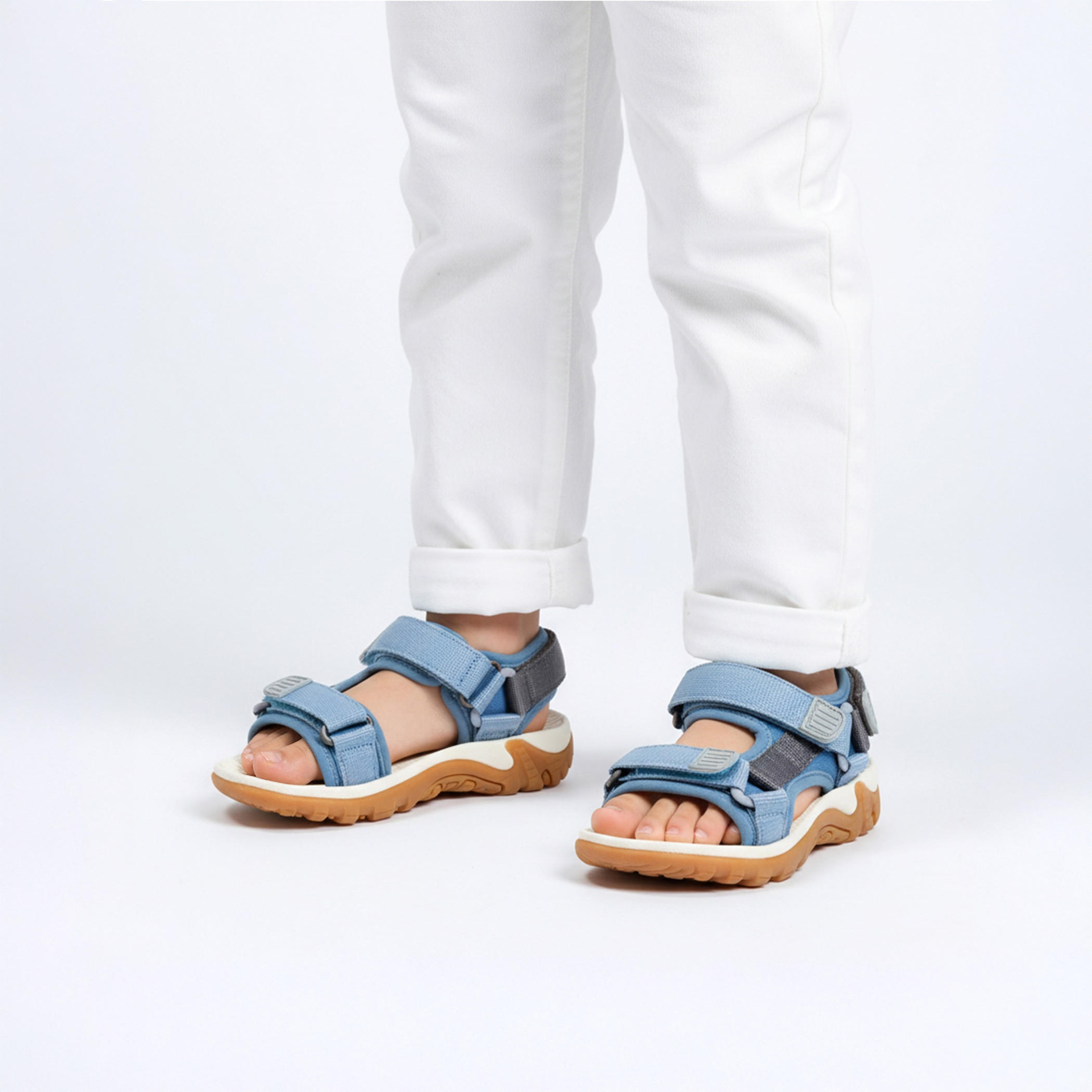 Juniors Boys Hook & Loop Floaters-boys-shoes-sandals-image-2