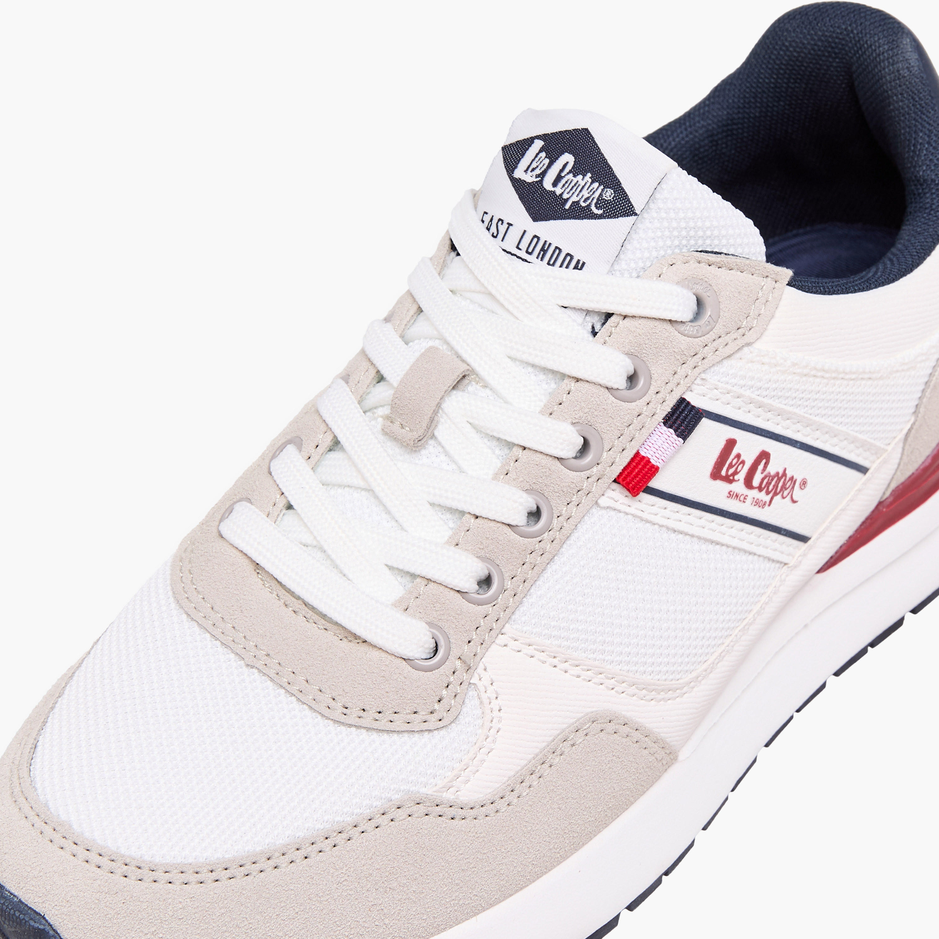 Lee Cooper Women's Logo Print Sneakers with Lace-Up Closure-women-shoes-sneakers-image-4
