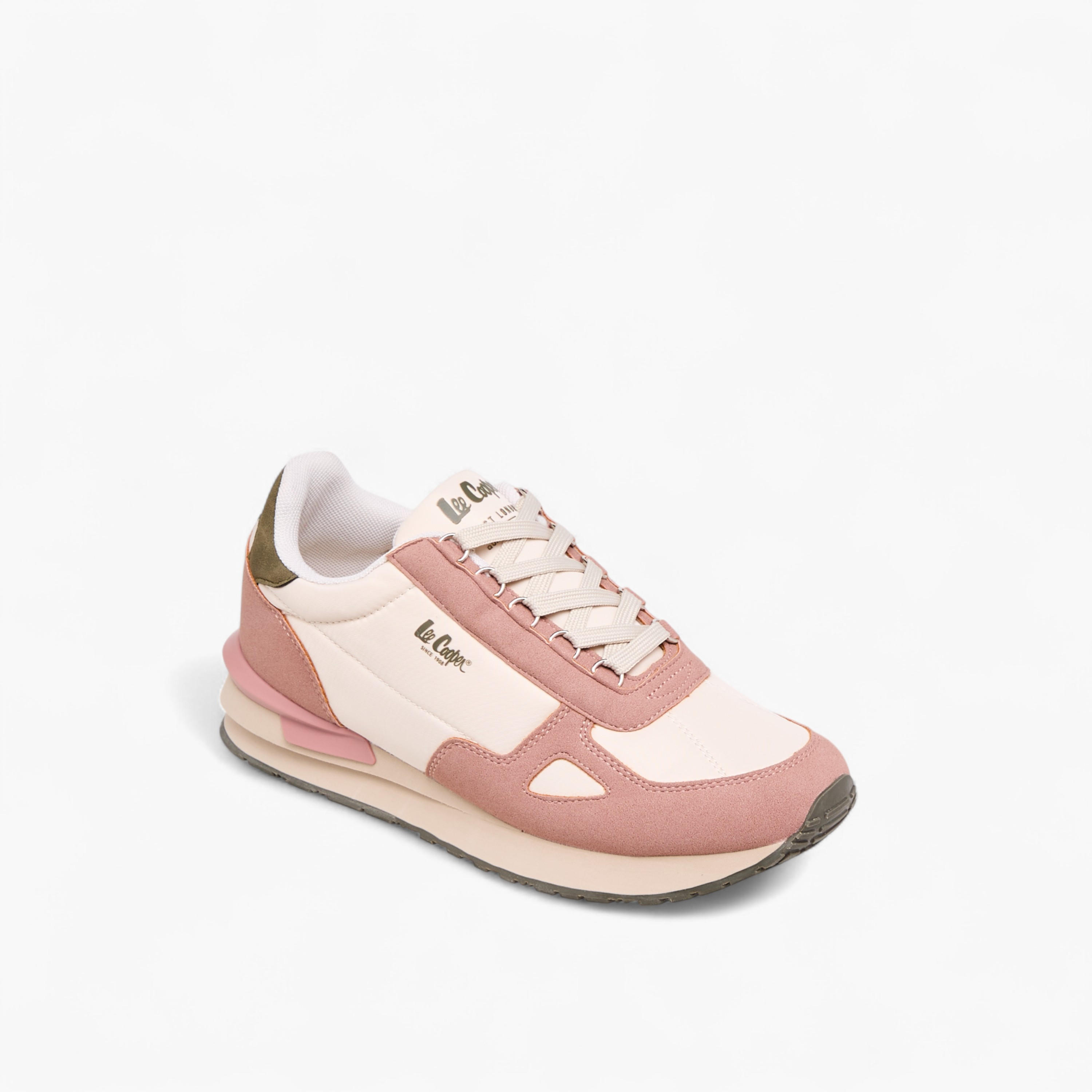 Lee Cooper Women's Panelled Lace-Up Sneakers-women-shoes-sneakers-image-2