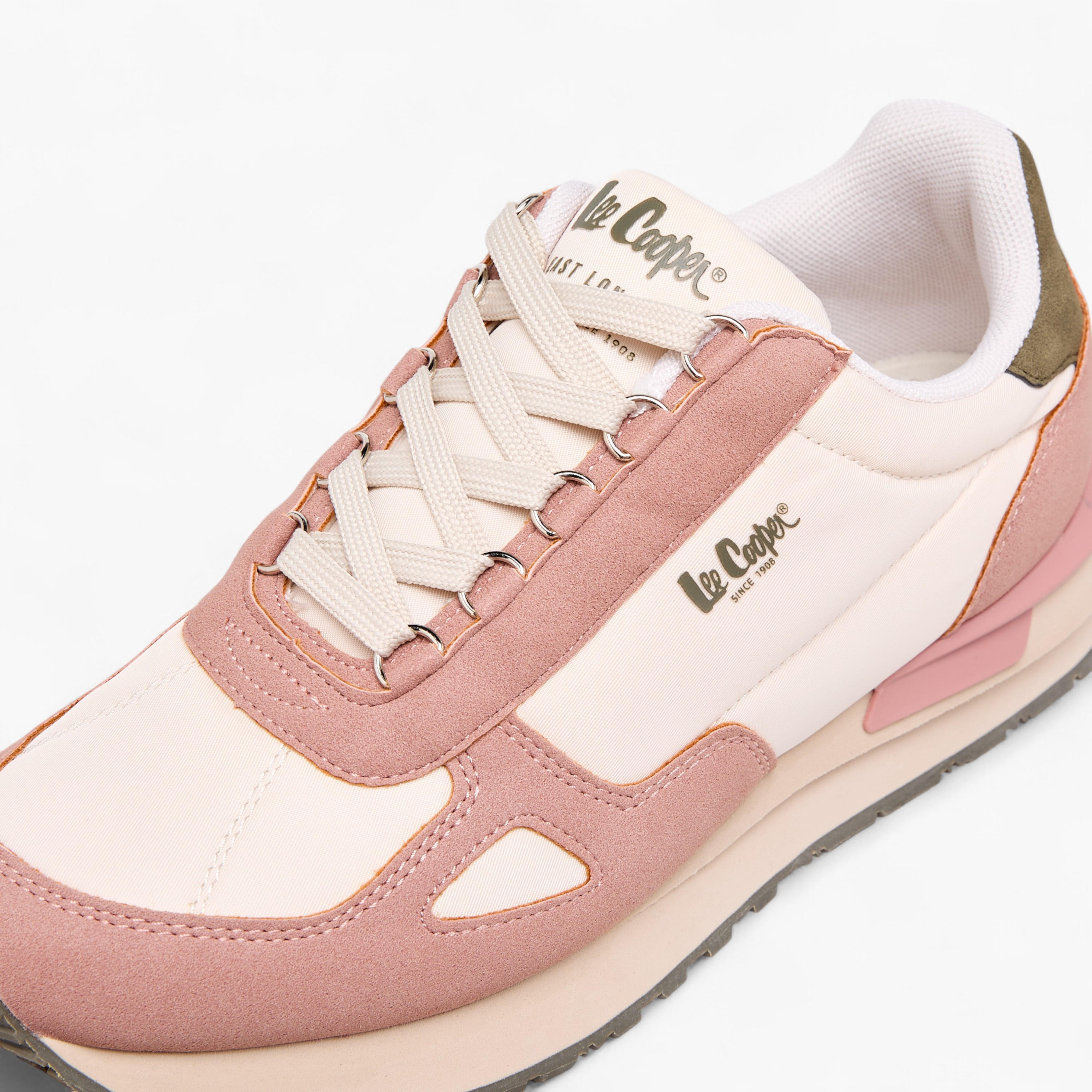 Lee Cooper Women's Panelled Lace-Up Sneakers-women-shoes-sneakers-image-4