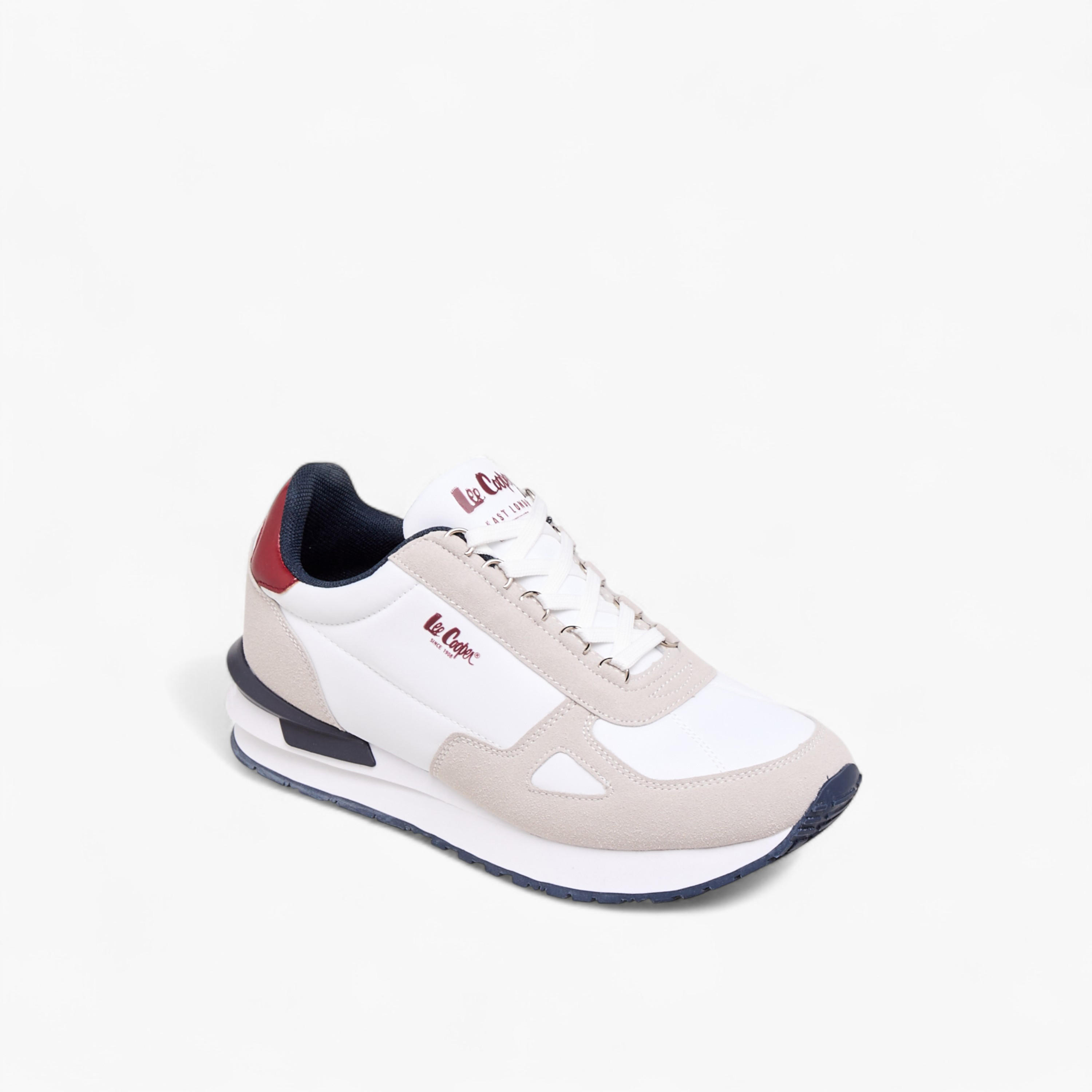 Lee Cooper Women's Panelled Lace-Up Sneakers-women-shoes-sneakers-image-2