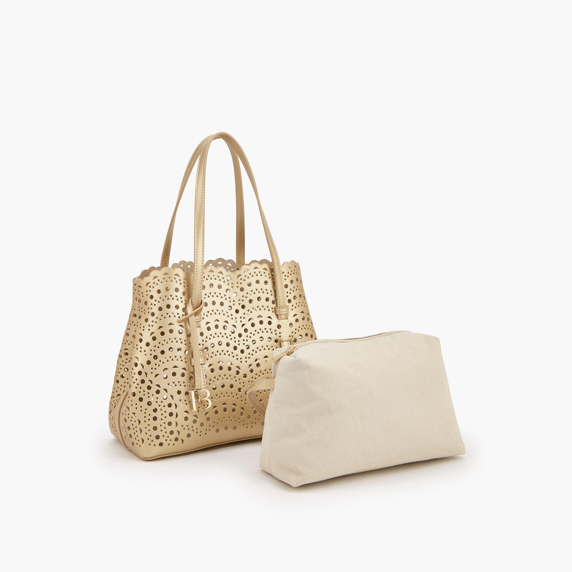 Flora Bella Cutwork Tote Bag with Pouch-women-bagsandwallets-handbags-image-2