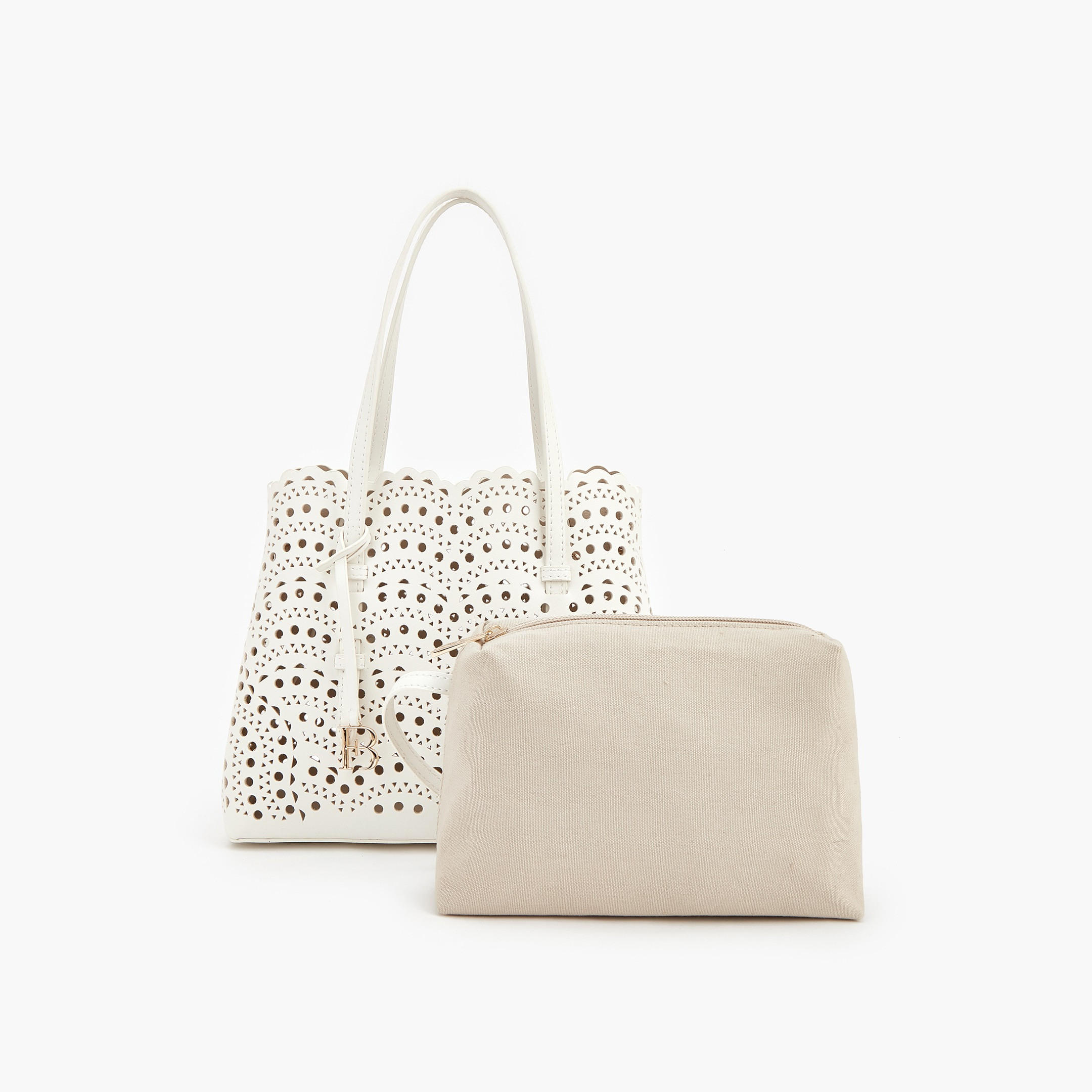 Flora Bella Cutwork Tote Bag with Pouch-women-bagsandwallets-handbags-image-1