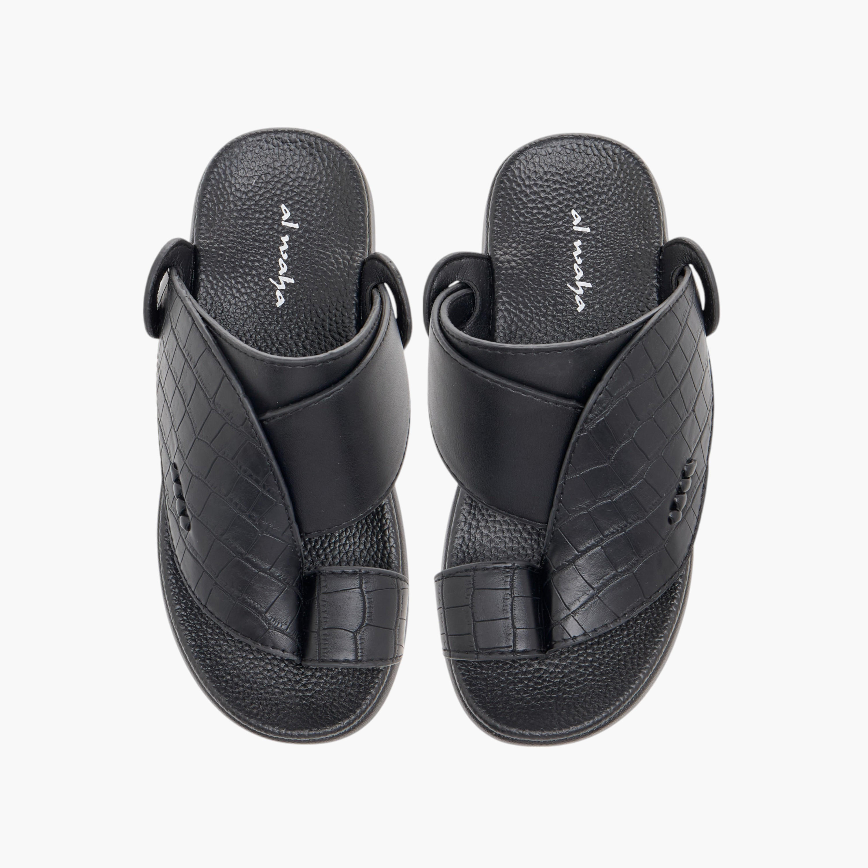 صندل عربي بارز الملمس سهل الارتداء بحلقة إصبع من الواحة-boys-shoes-sandals-image-1